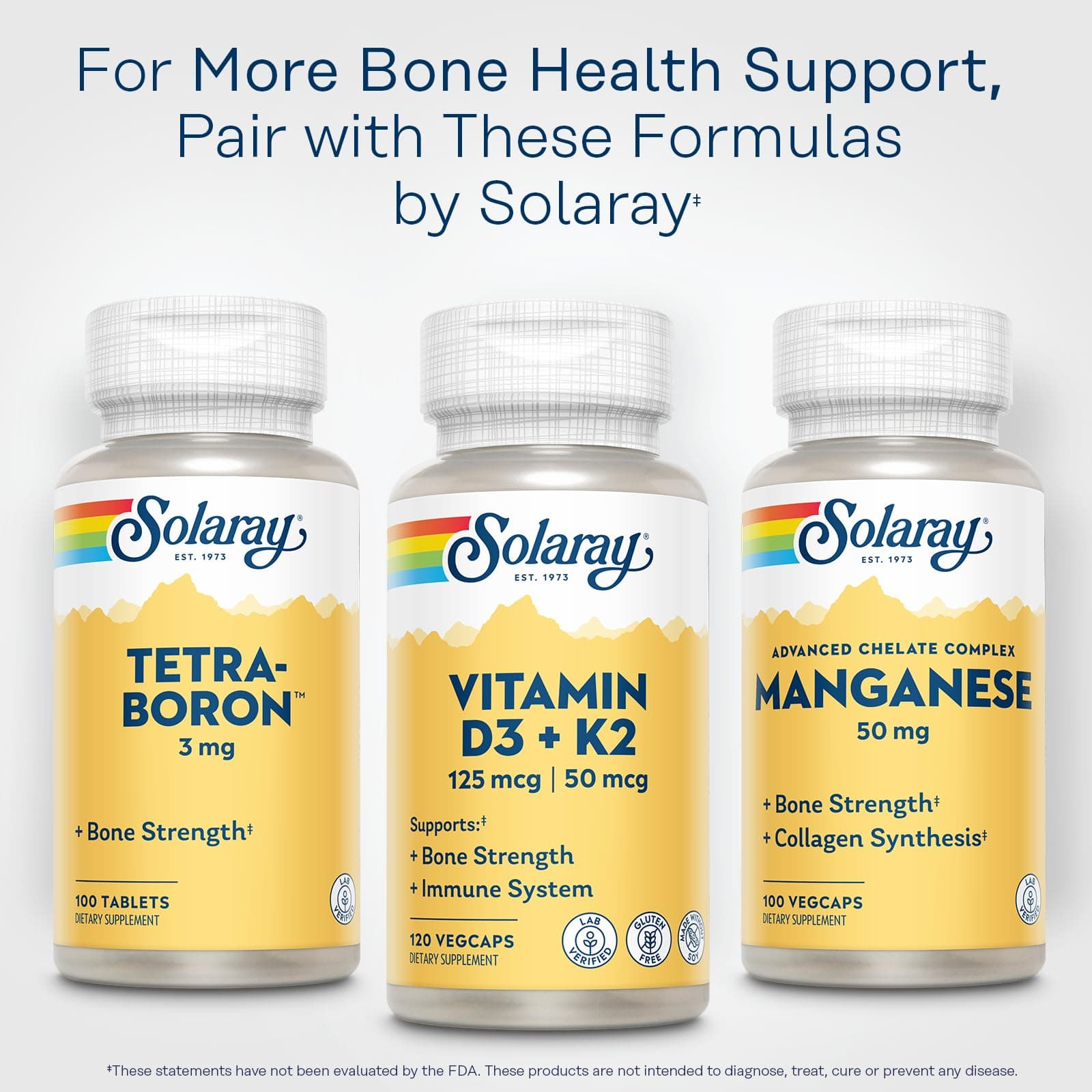 SOLARAY Vitamin D3 + K2 | Vegcaps Es 200 G – Bild 6