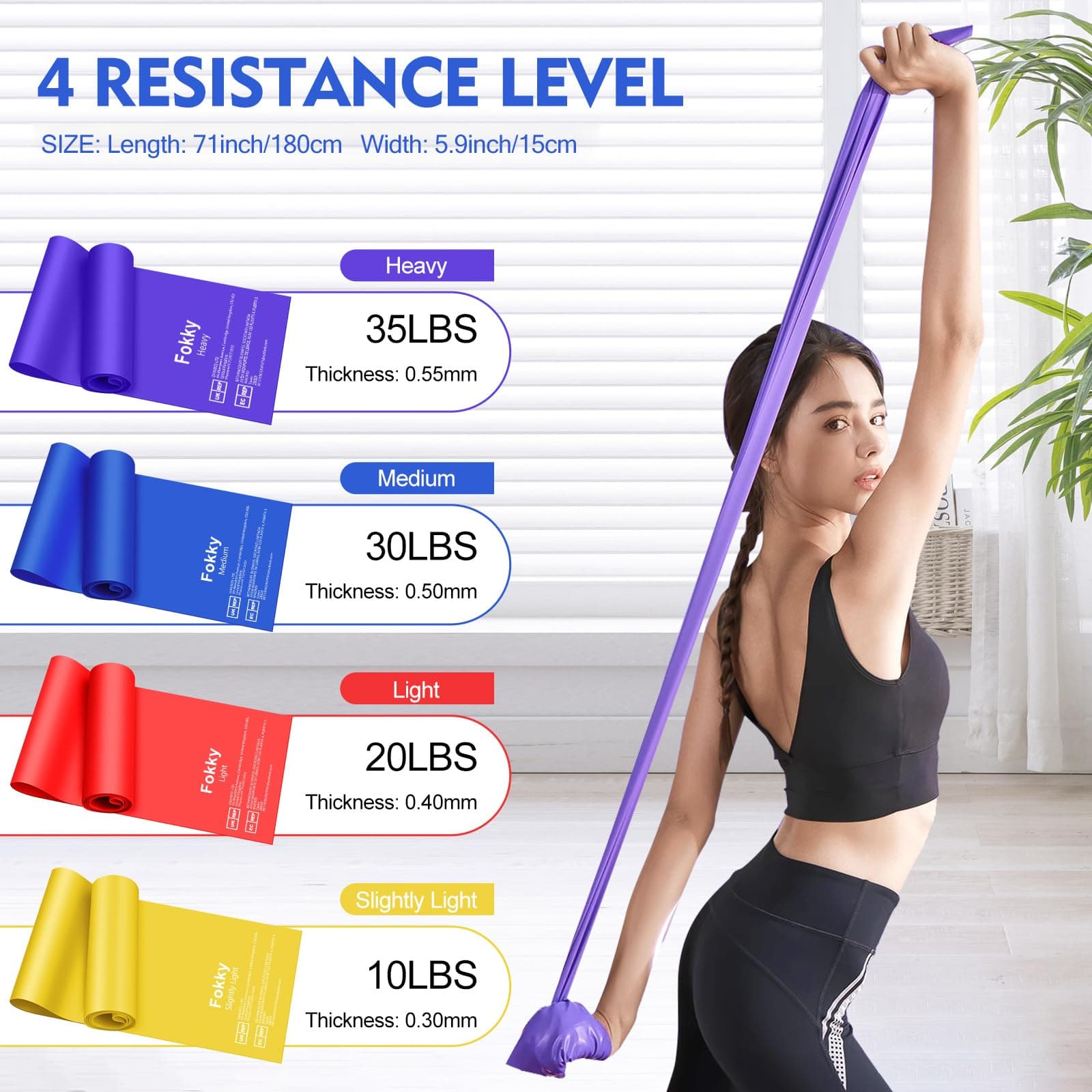 Fokky Elastici Fitness [Set di 4] – Bild 2