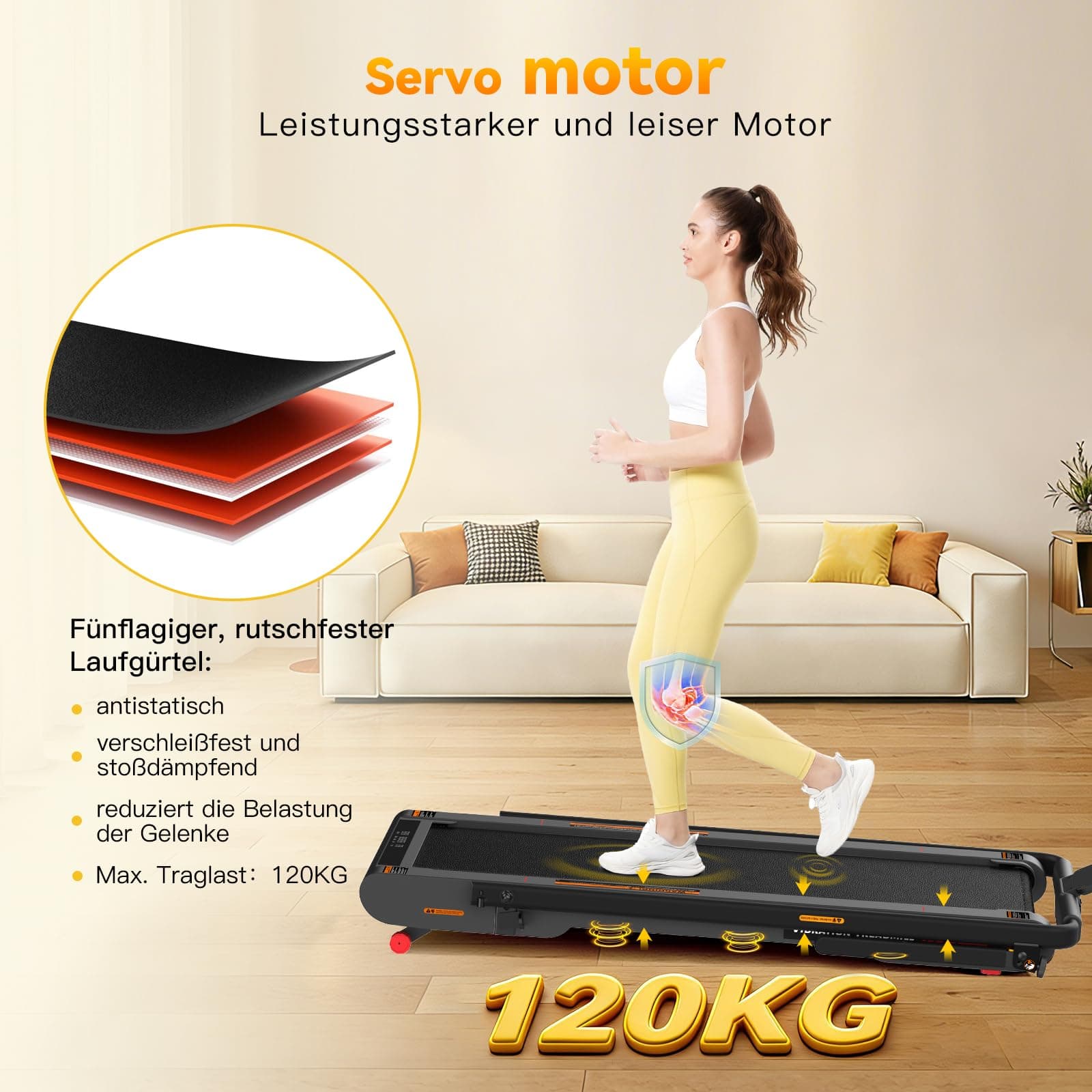 Sperax Laufband für Zuhause Klappbar – Bild 5