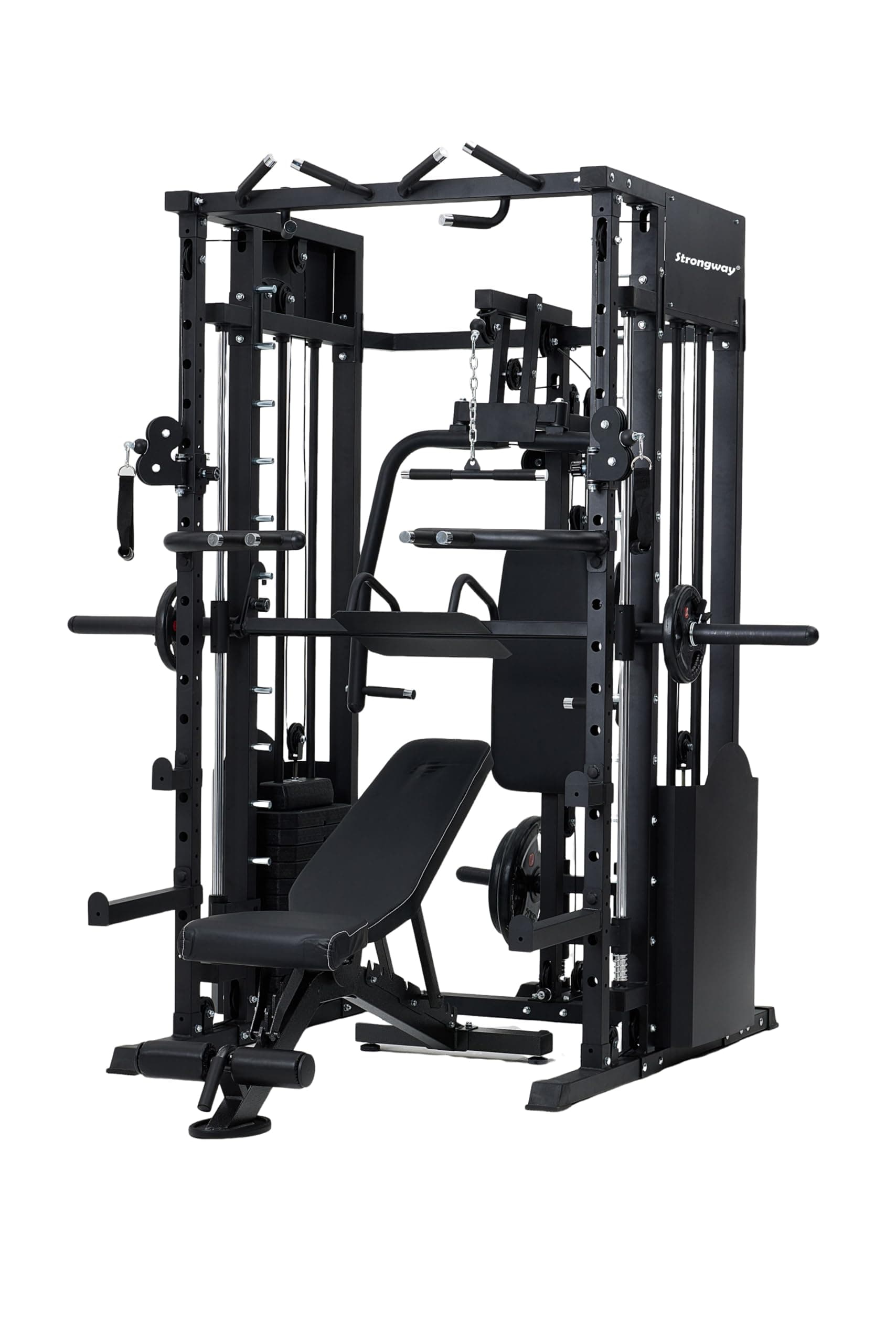 Strongway Multi Gym Smith Machine with Weights 177KG – Bild 2