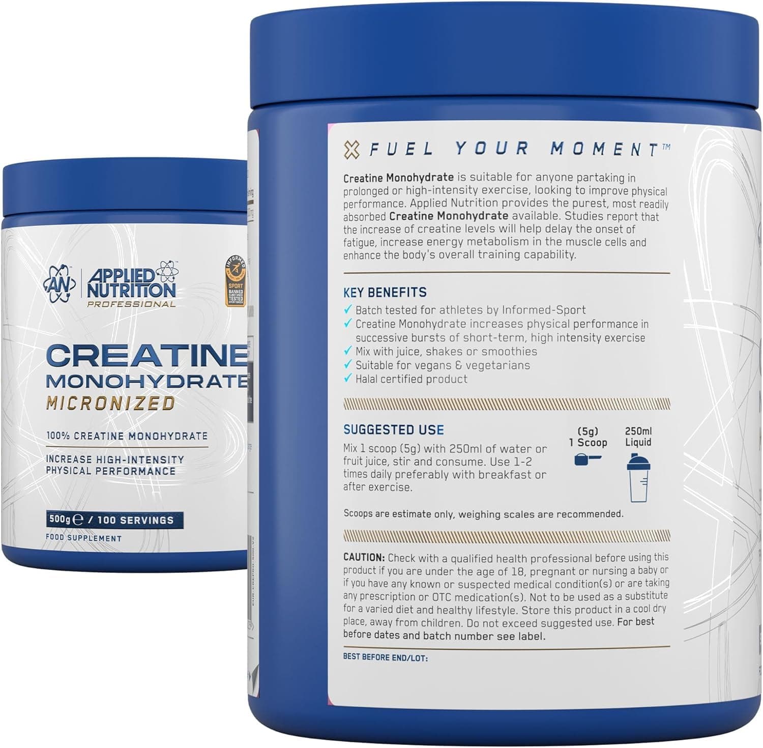 Applied Nutrition Creatine Monohydrate Powder 500g – Bild 7