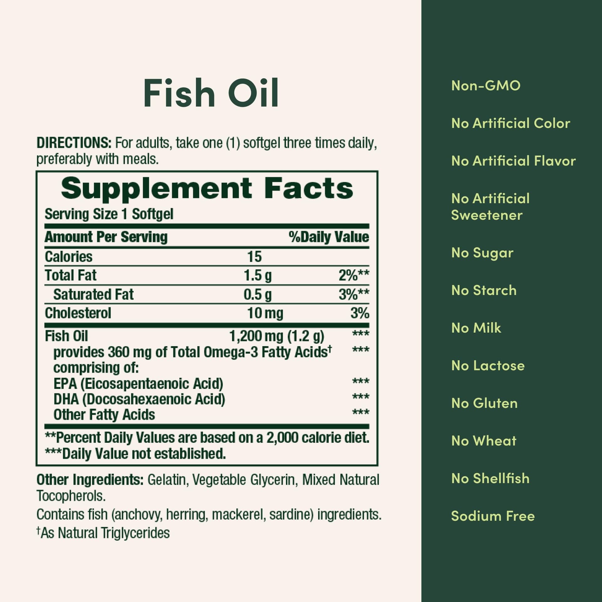Nature's Bounty Fish Oil Omega 3 Supplements – Bild 5