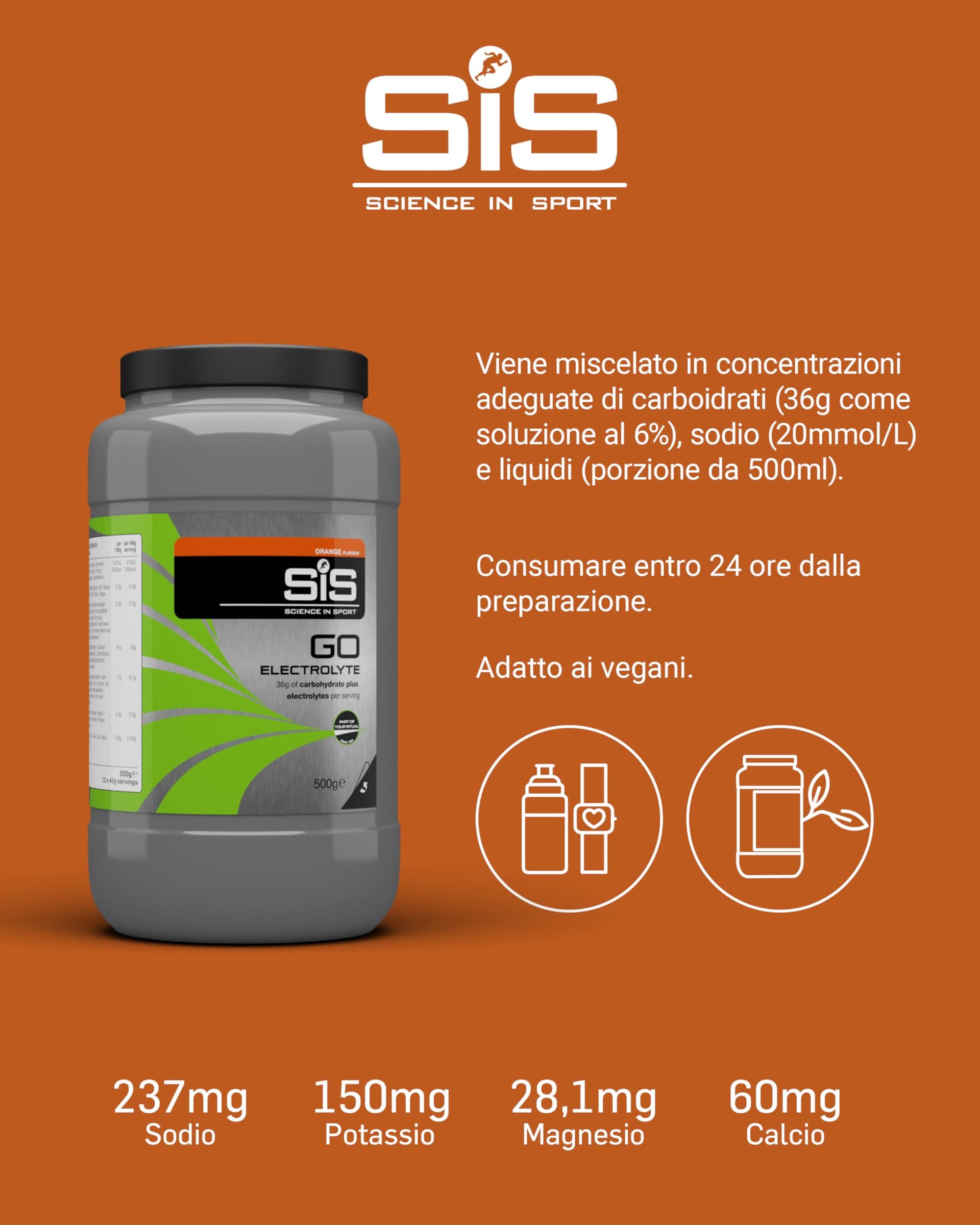 Science In Sport Sis Science in Sport GO Elettroliti in polvere 500g – Bild 4
