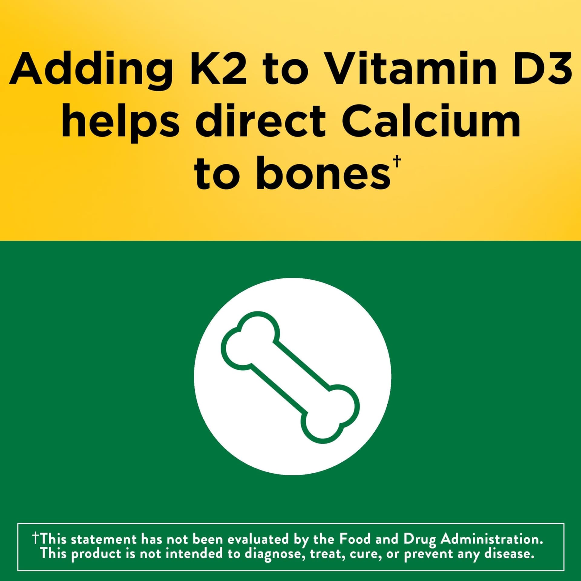 Nature Made Vitamin D3 K2 Supplement – Bild 3