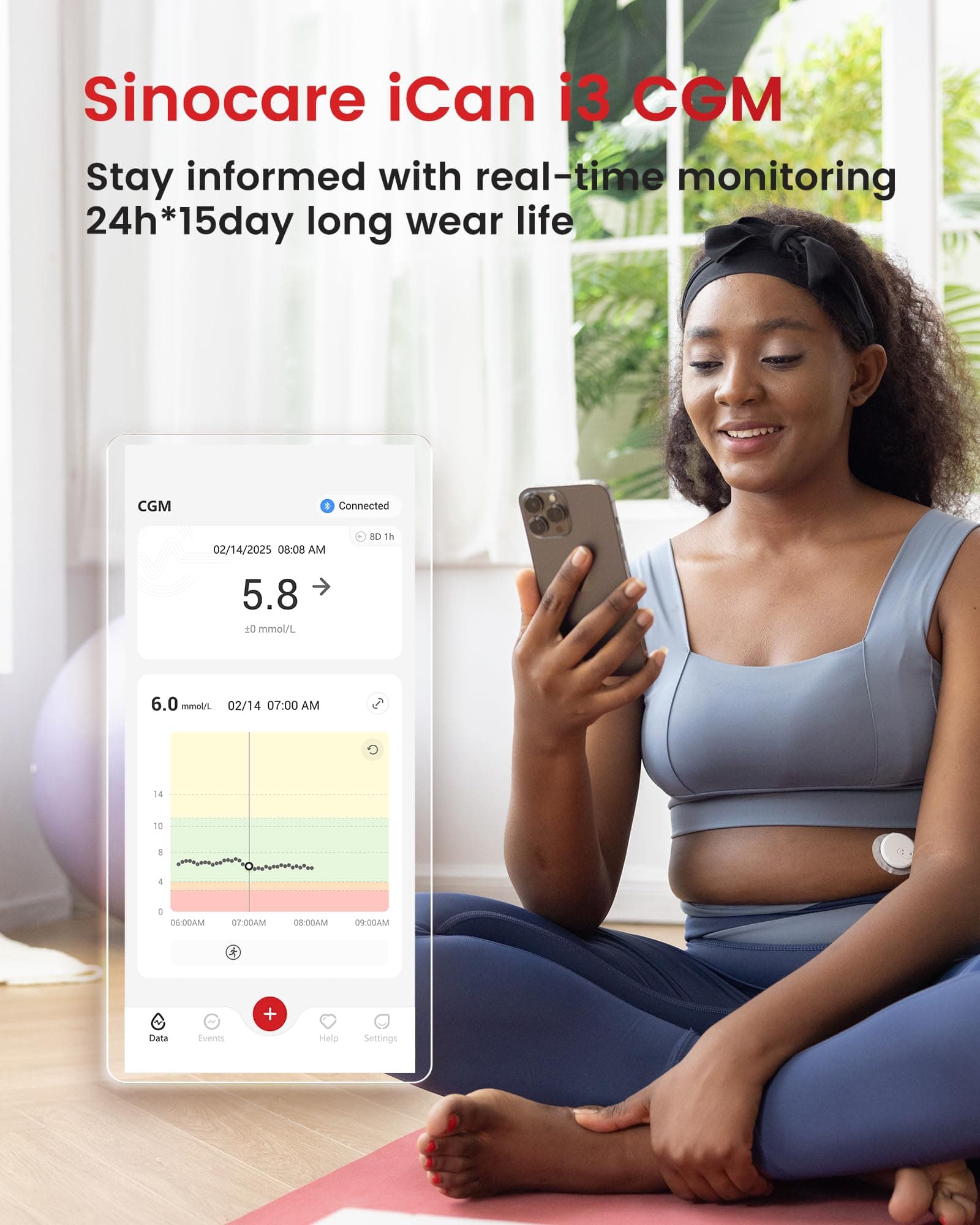 sinocare iCan i3 Continuous Glucose Monitor – Bild 5