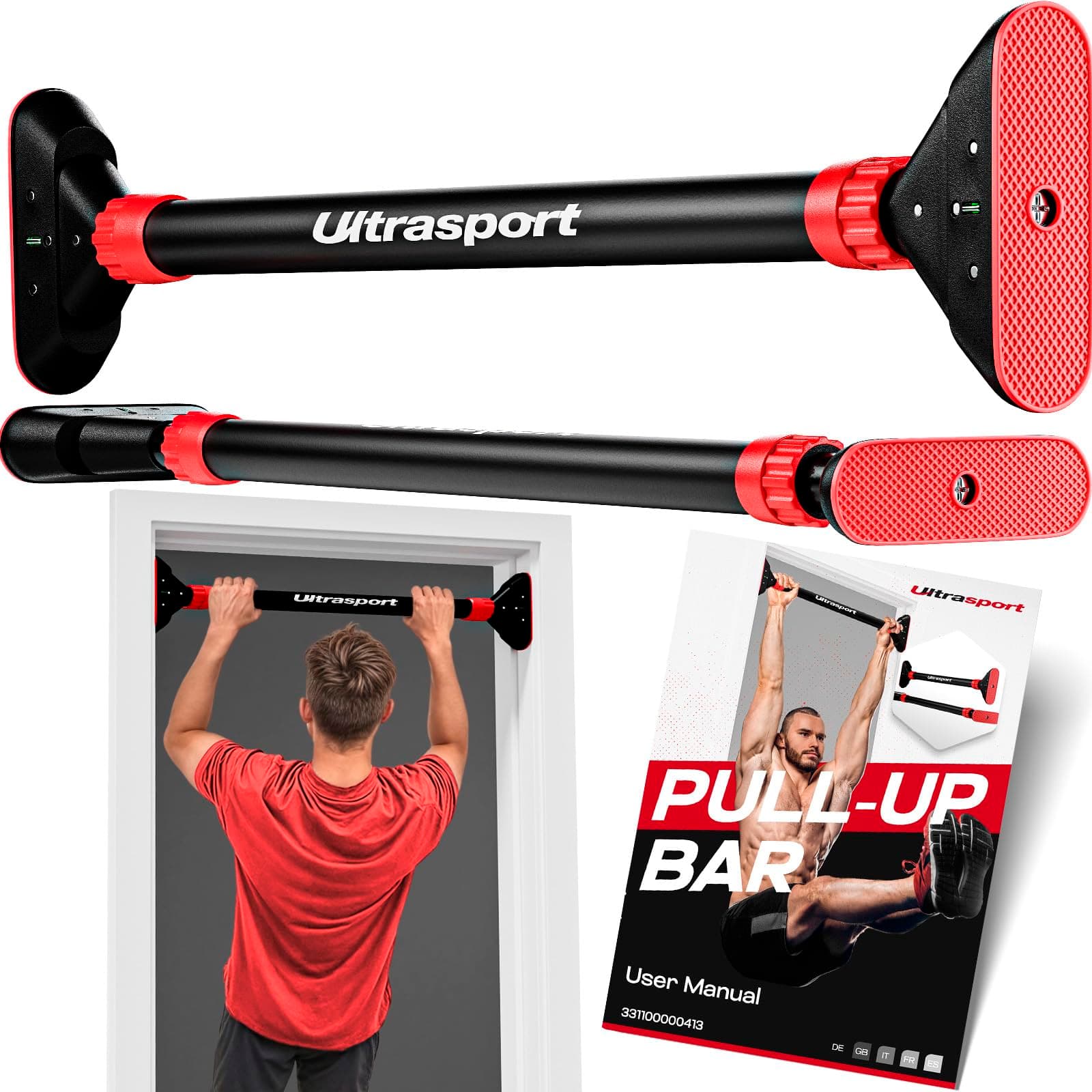 Ultrasport Ultrasport Barra per trazioni, telaio della porta da appendere senza forare fino a 200 kg
