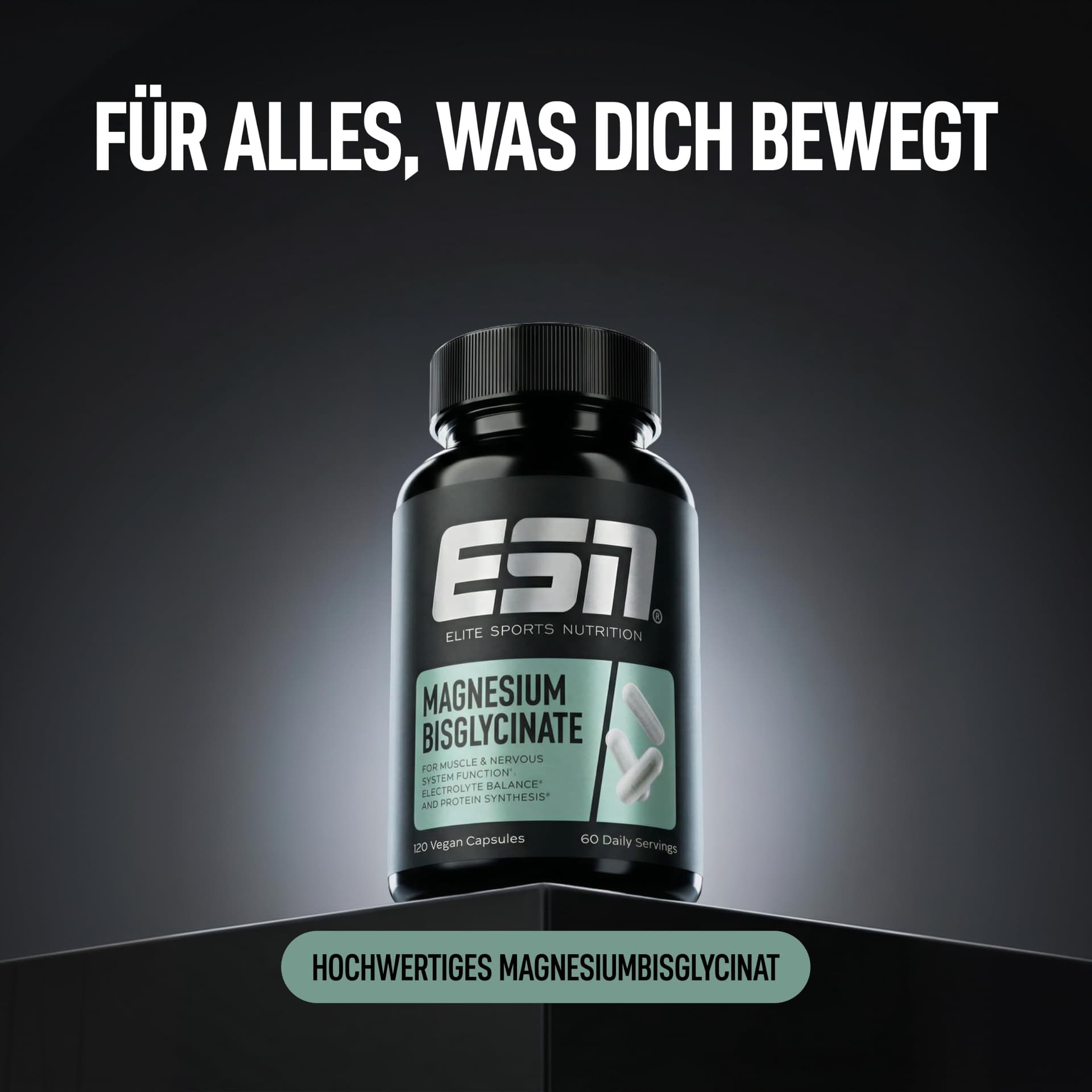ESN Magnesium Caps, 120 Kapseln – Bild 2
