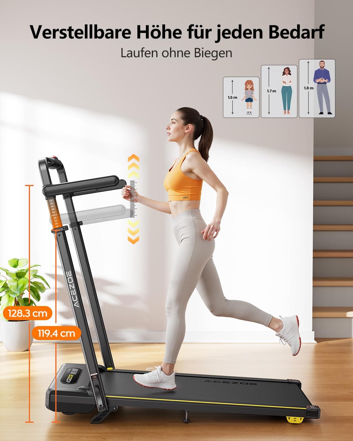 Acezoe Home 2 in 1 Walking Pad – Bild 3