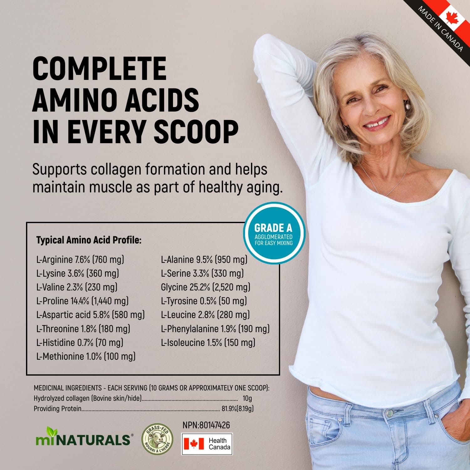 MINATURALS Collagen Powder 600g – Bild 6