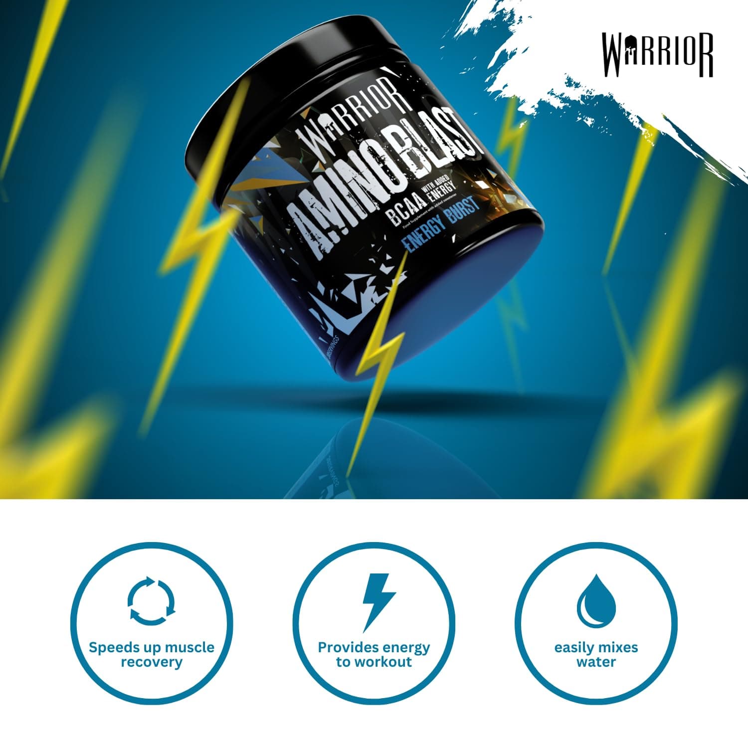 Warrior Amino Blast BCAA Powder 270g – Bild 5