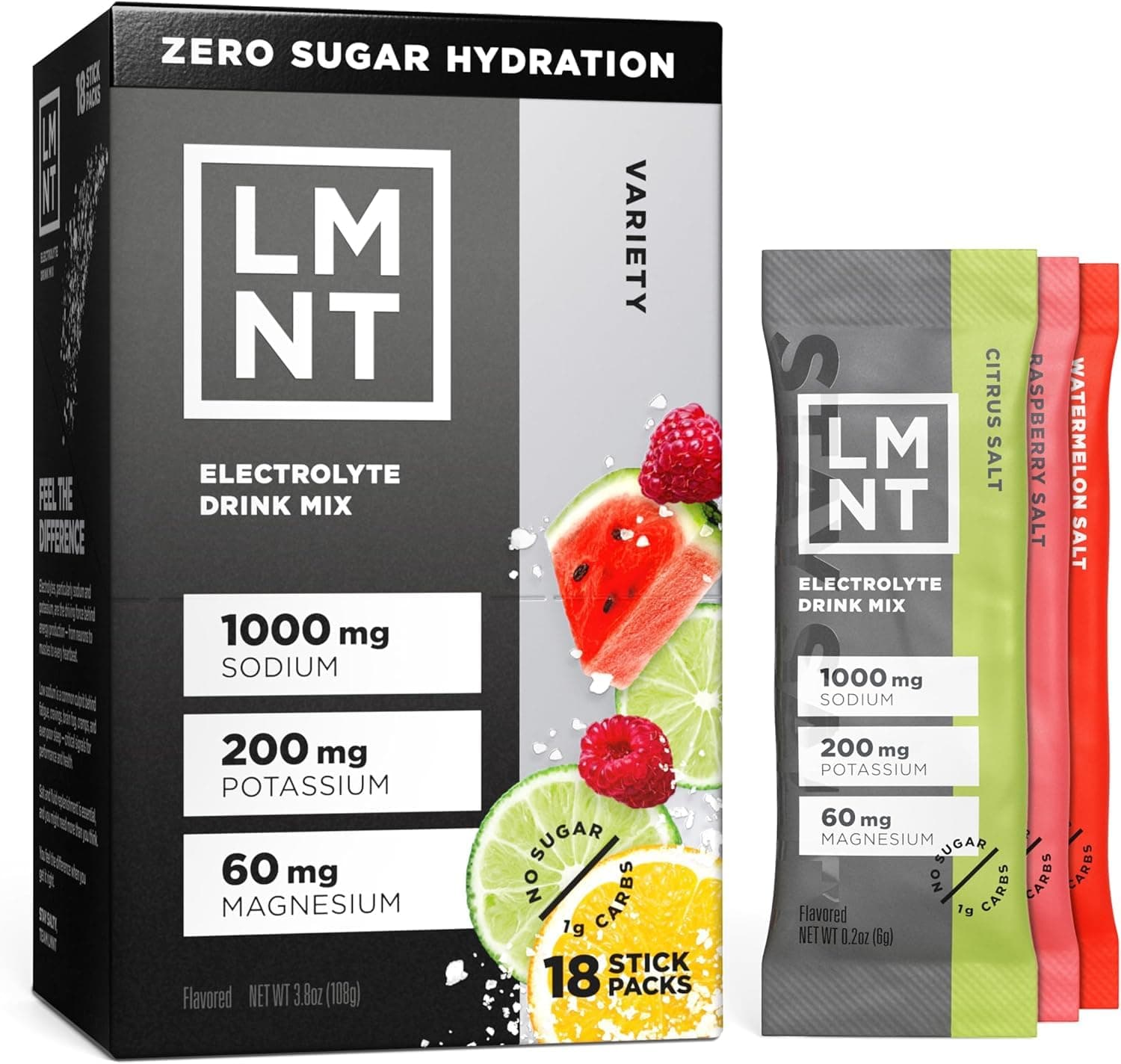 Drink LMNT LMNT Zero Sugar Electrolytes