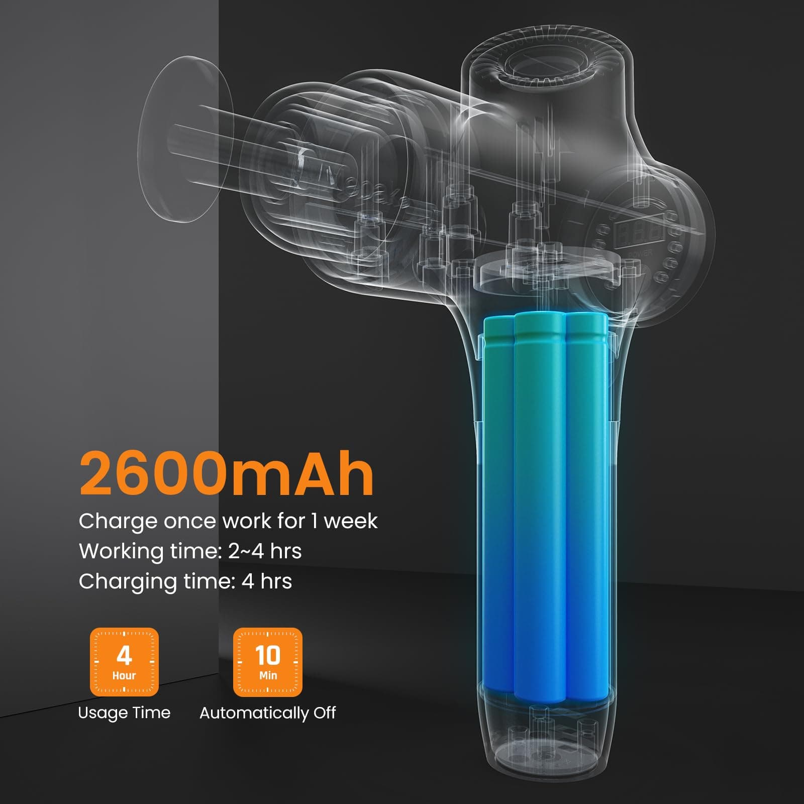 Mebak 3 Massage Gun – Bild 5