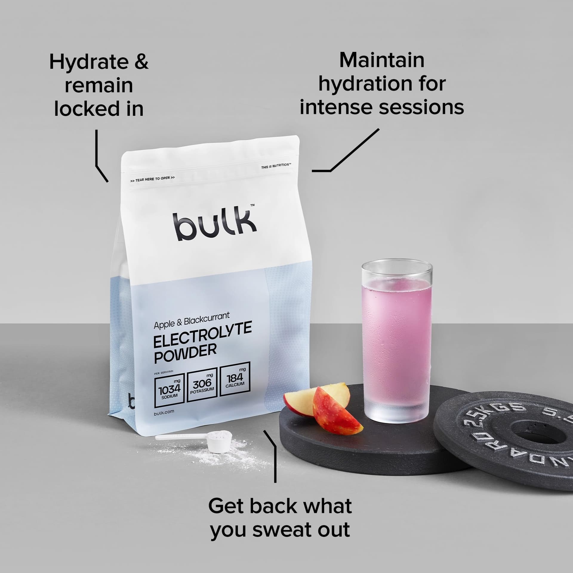 Bulk Electrolyte Powder, Unflavoured, 500 g – Bild 2