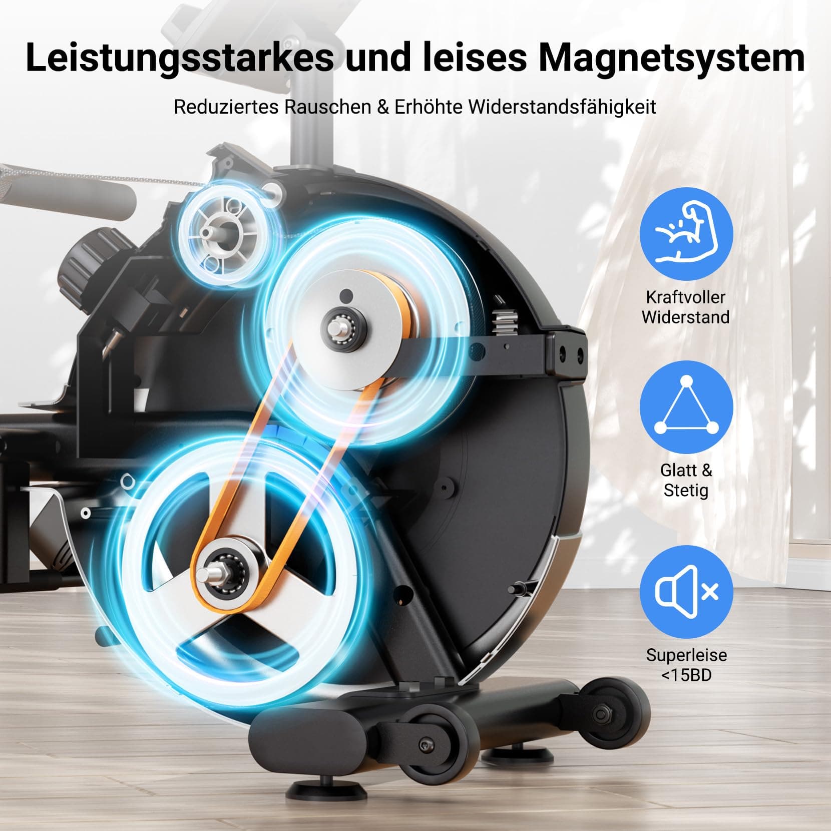 Dripex Rudergerät für Zuhause – Bild 2