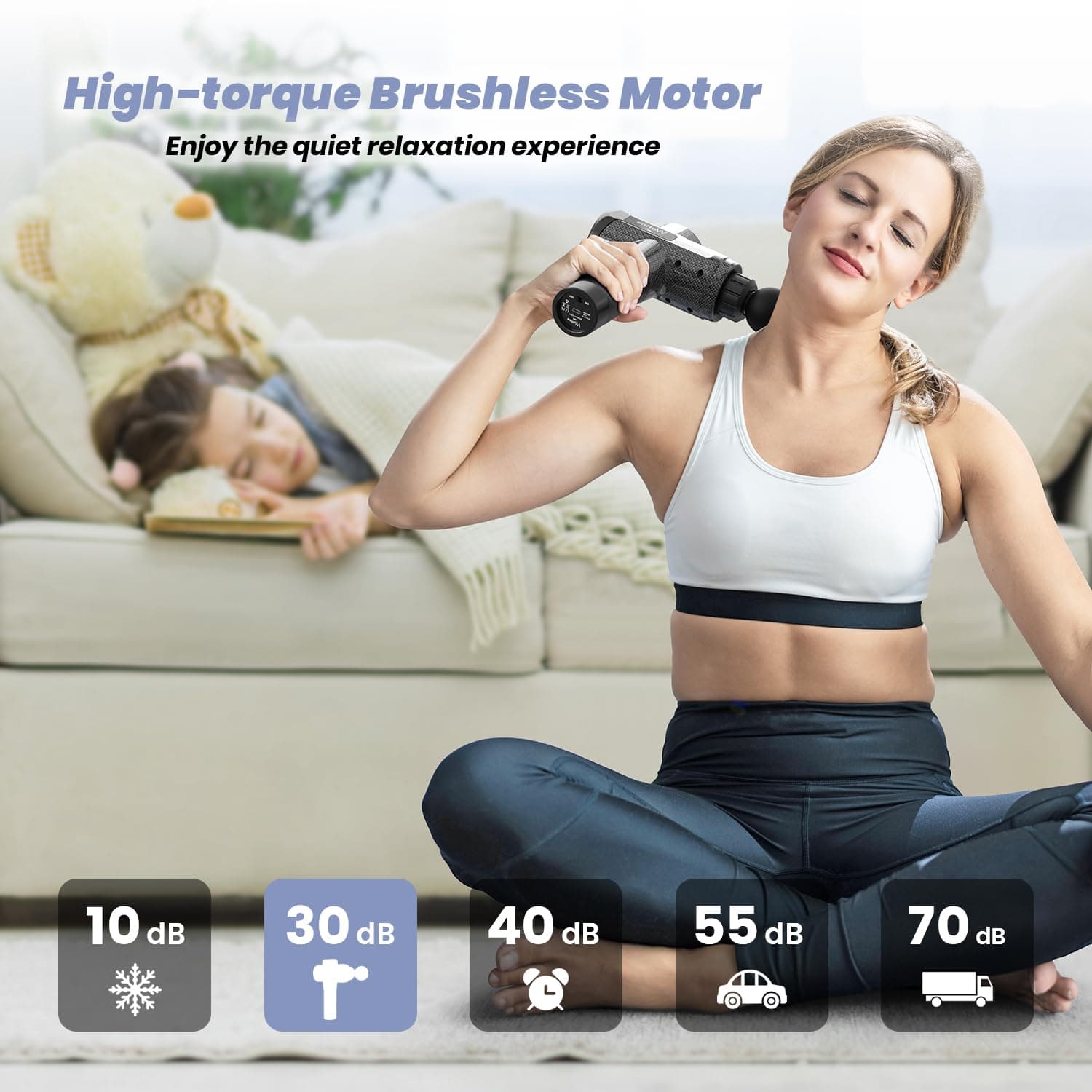 Wattne Muscle Massage Gun Deep Tissue Percussion Massager – Bild 2