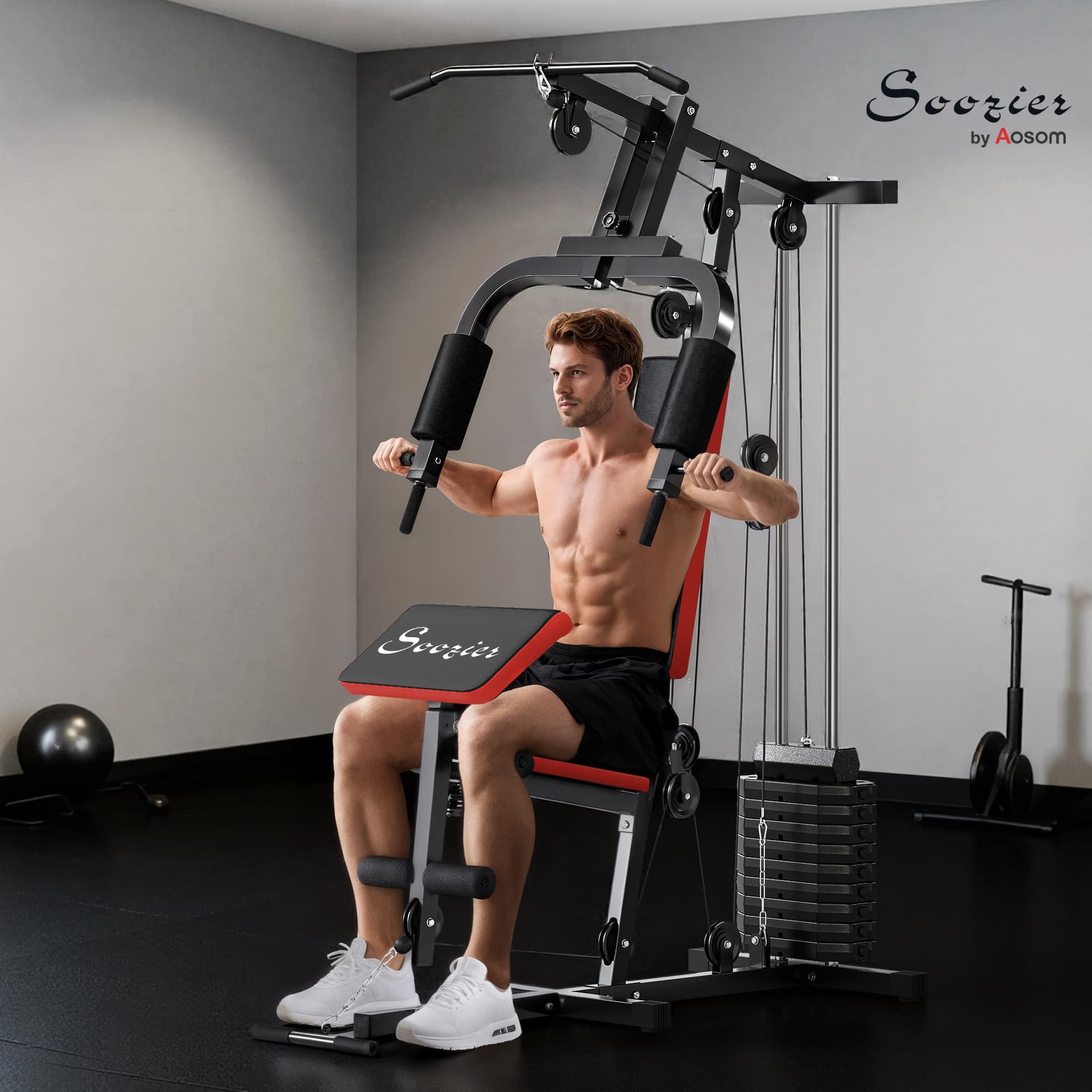 Soozier Home Gym Equipment Weight Training Machine – Bild 2