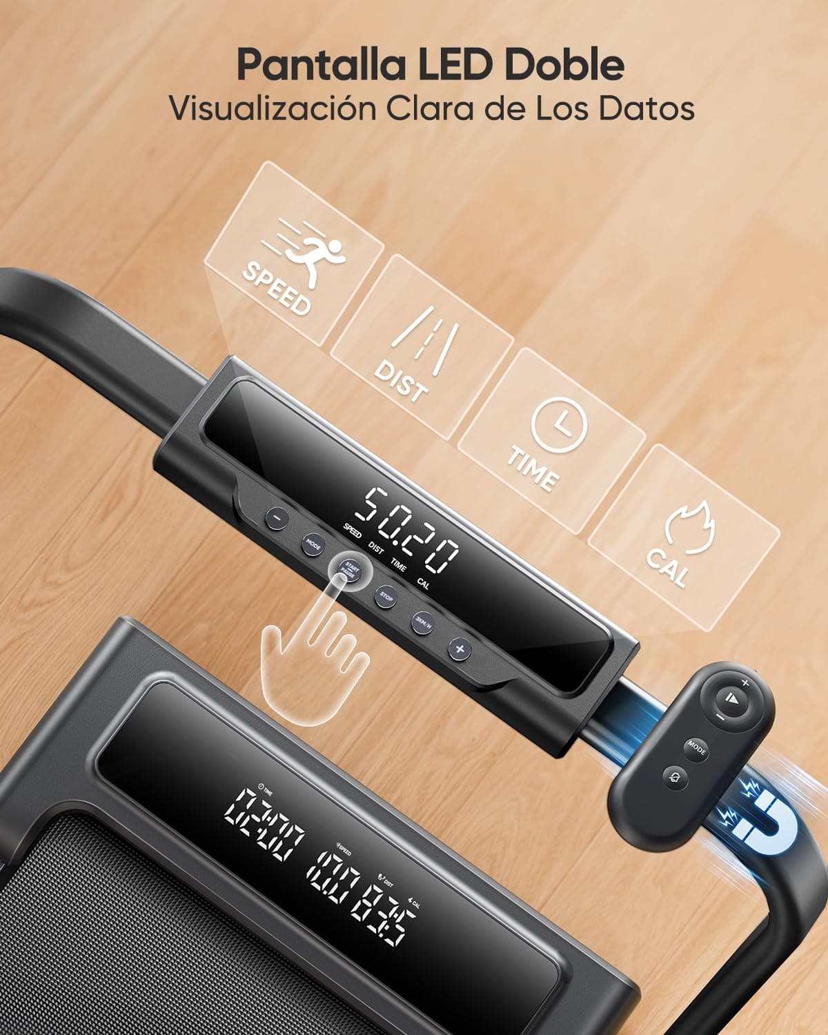 Toputure 4 en 1 Cinta de Correr Plegable – Bild 5