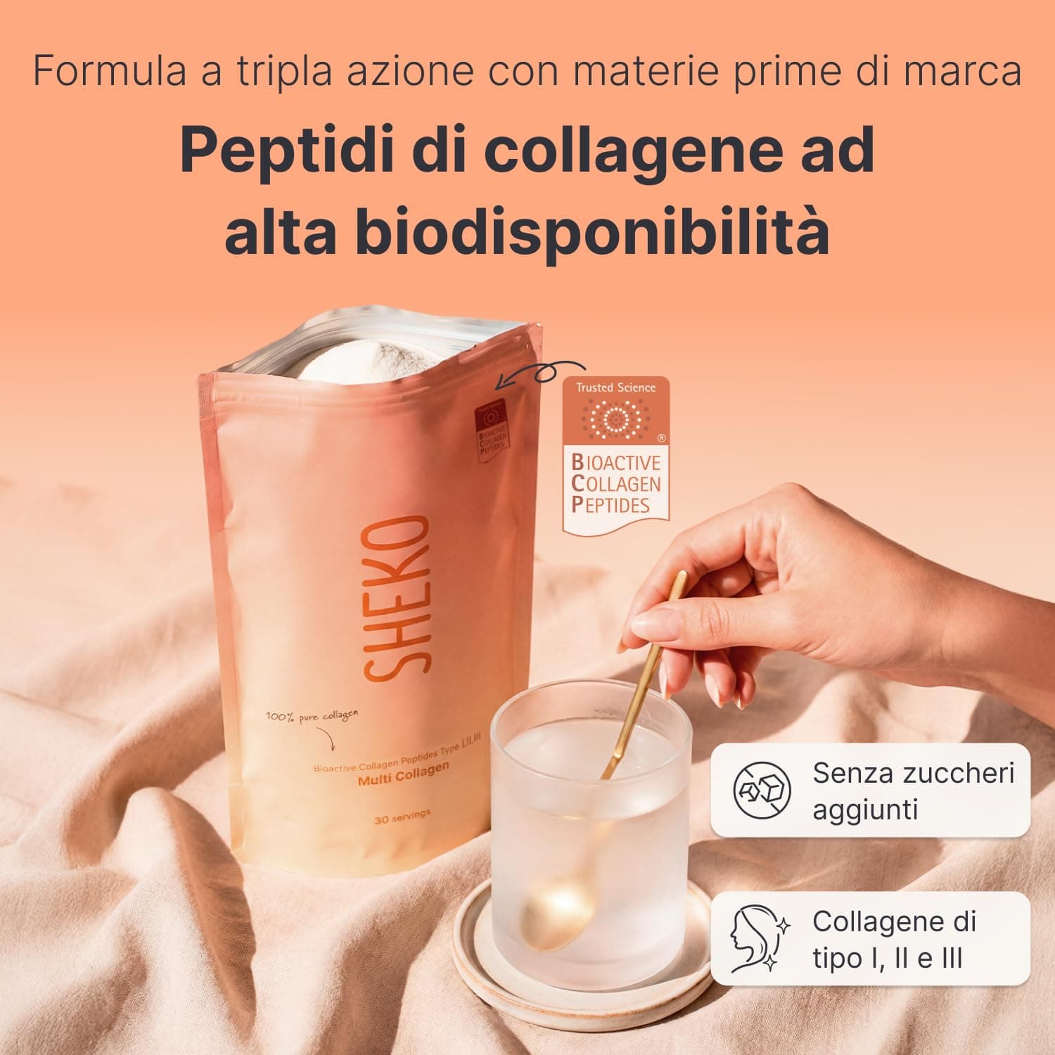 Sheko Premium Kollagen Pulver 450g – Bild 2