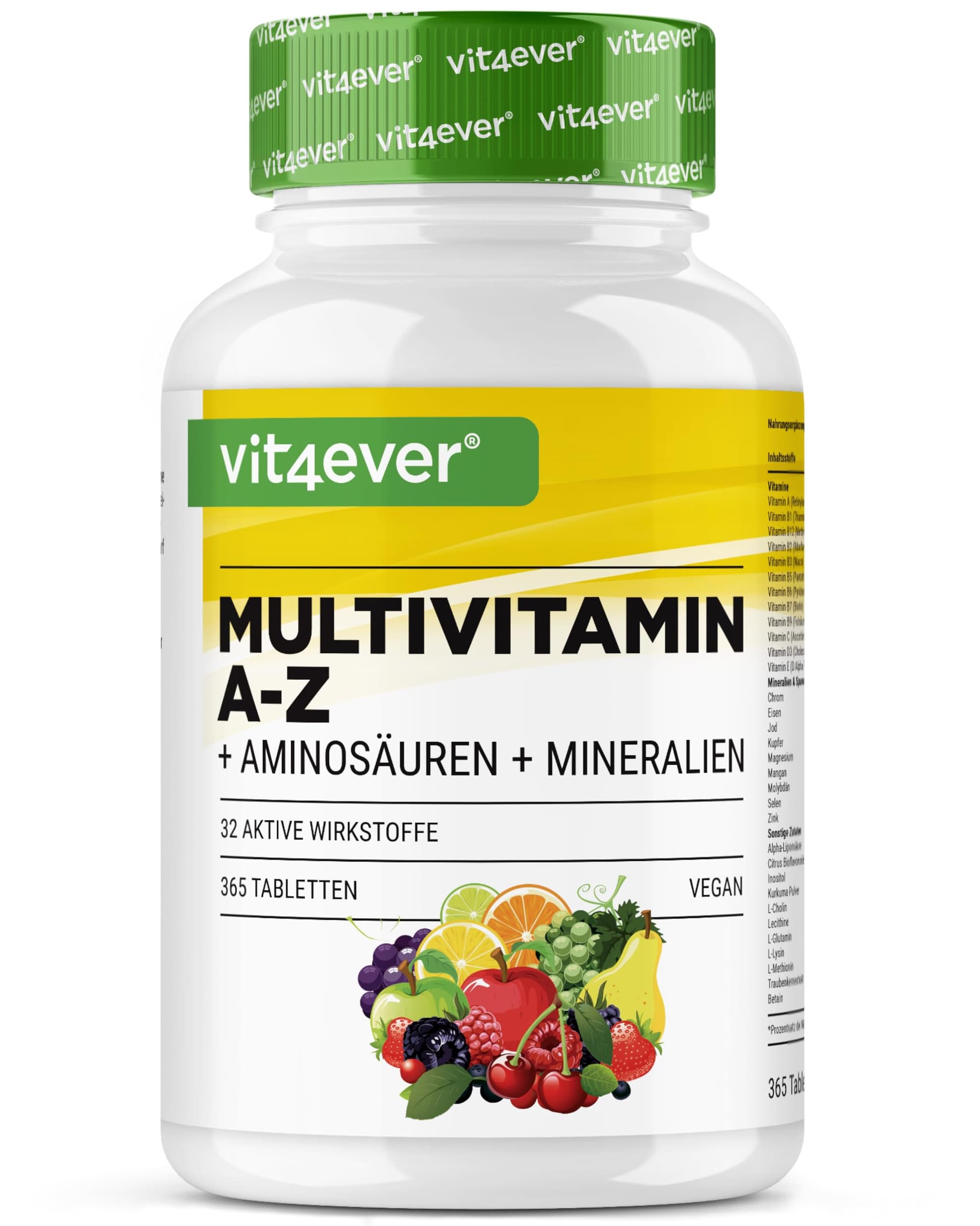Vit4ever Multivitamin A-Z - 365 Tabletten