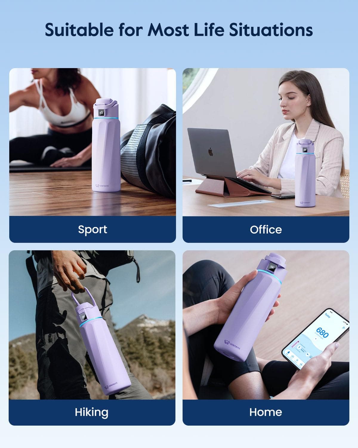 WATERH Boost Smart-Wasserflasche mit Erinnerung an Wasser – Bild 8