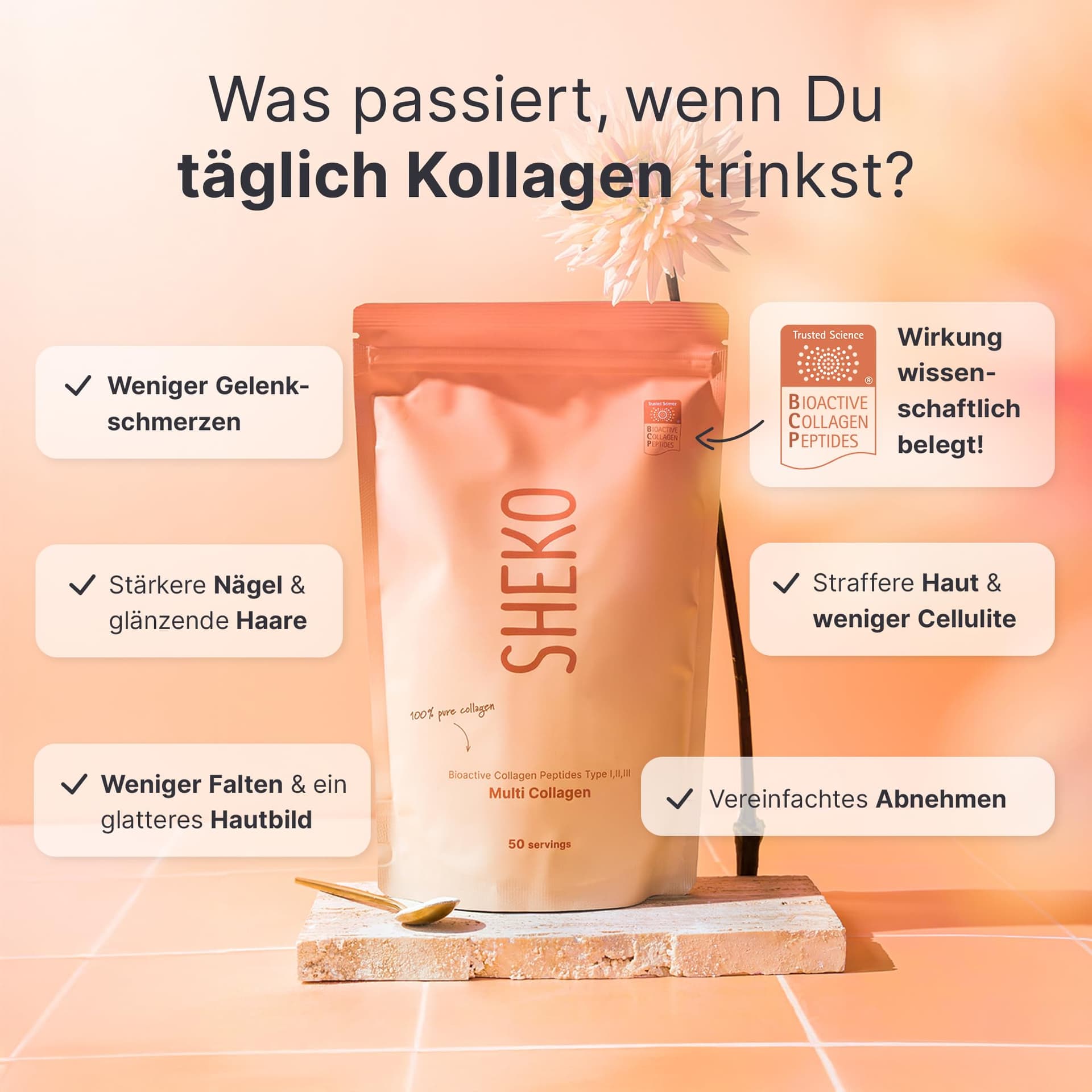 Sheko Premium Kollagen Pulver 450g – Bild 5