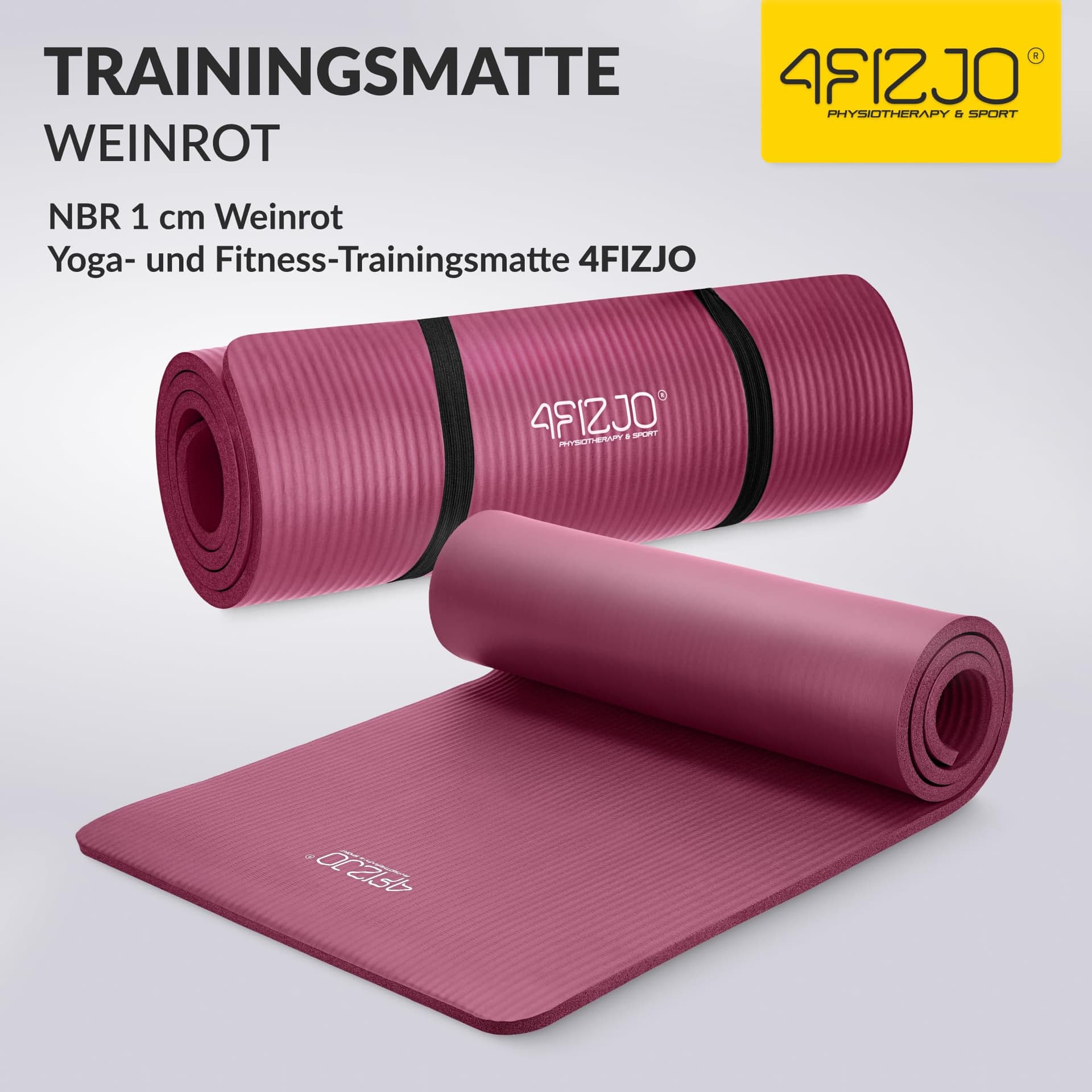 4FIZJO Fitnessmatte mit Tragegurt – Bild 2