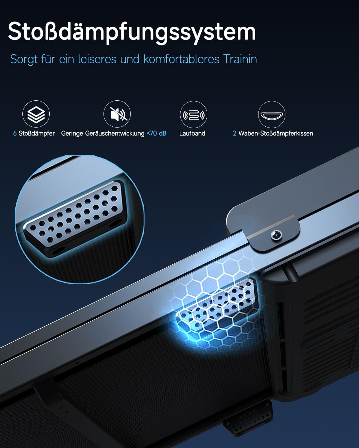 Cazvian Walking Pad Laufband für Zuhause – Bild 3
