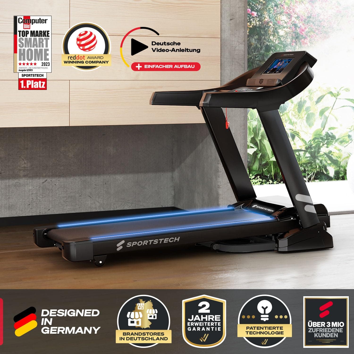 Sportstech F37s Pro Laufband für Zuhause klappbar – Bild 6