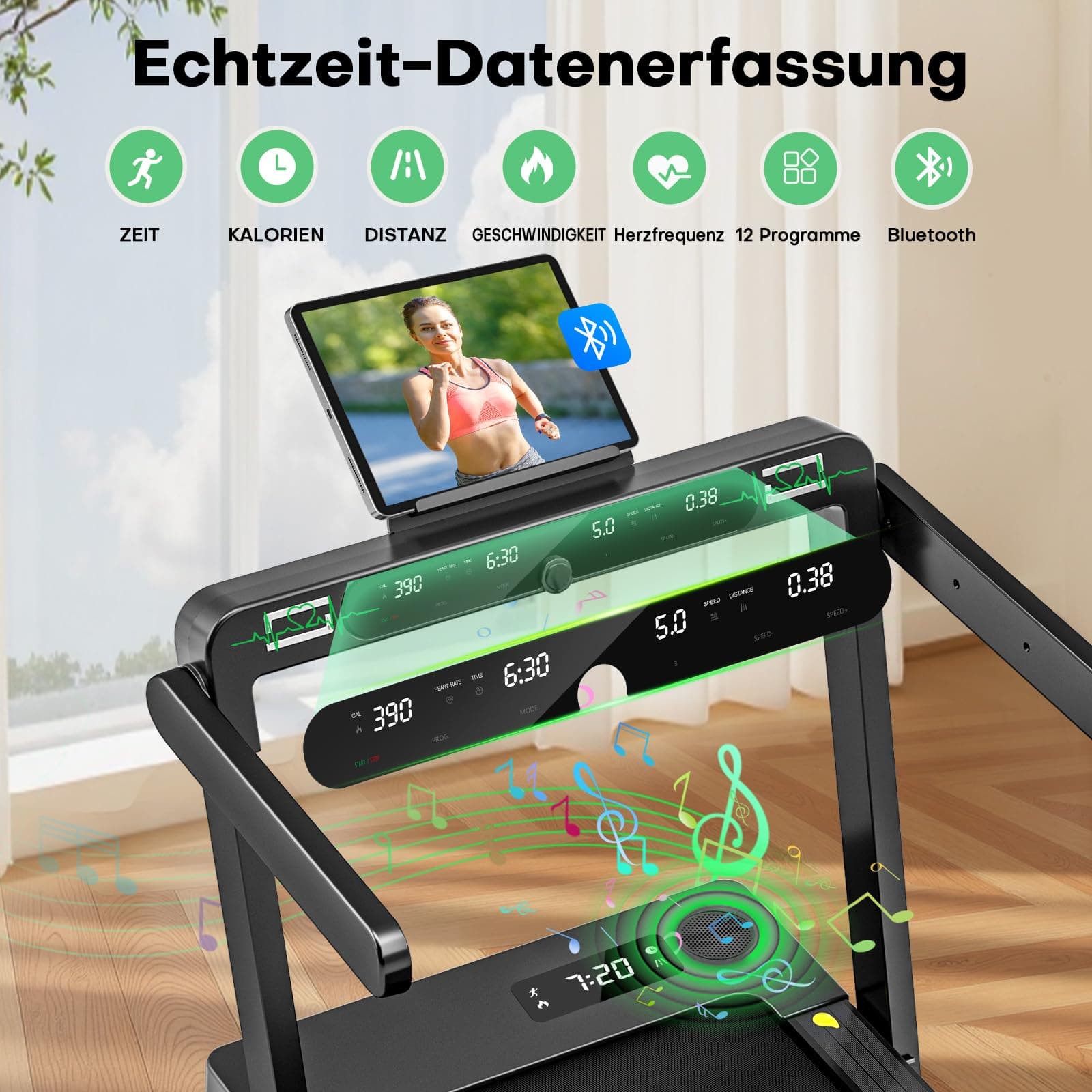 vannect 5 IN 1 Laufband für Zuhause und App – Bild 5