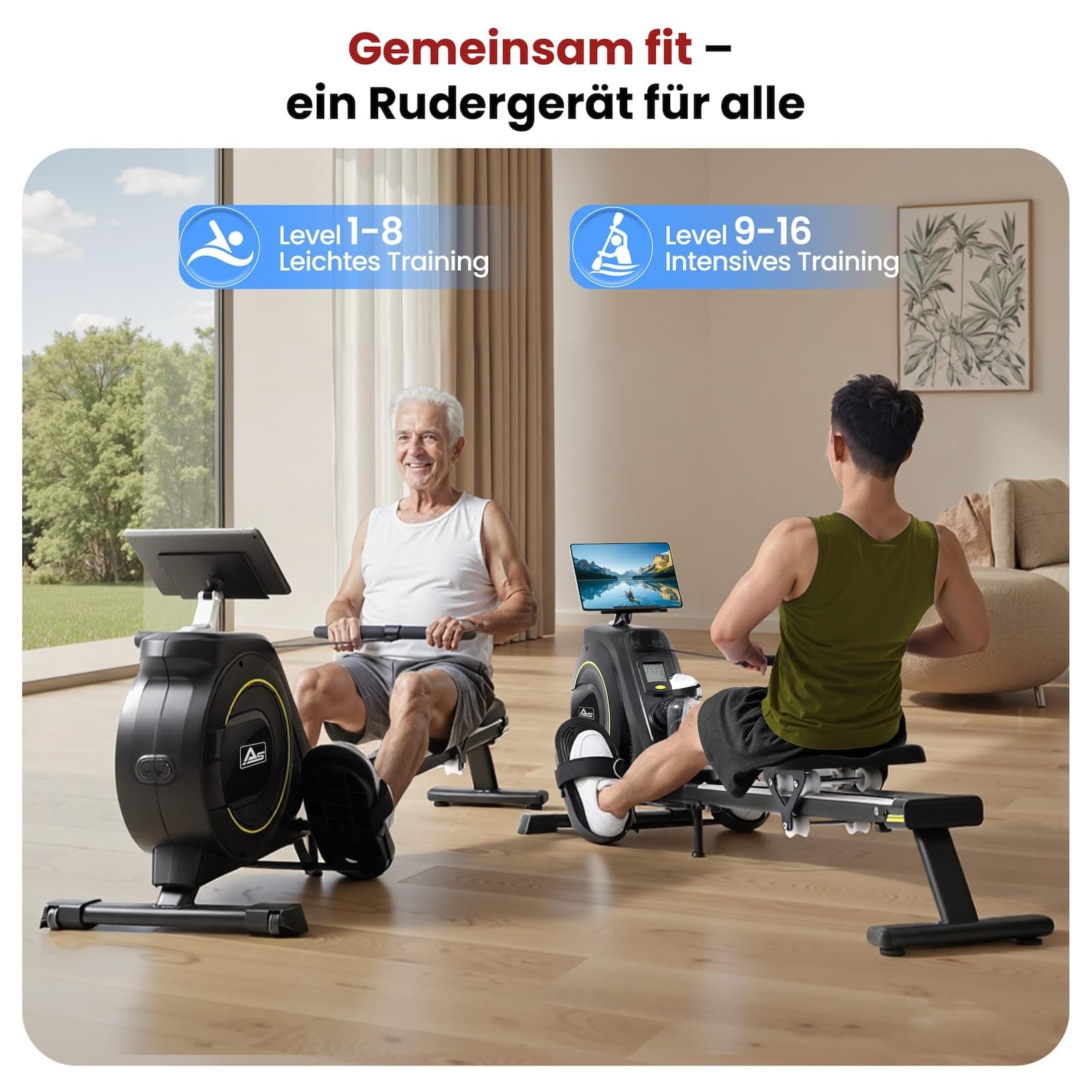AsVIVA RA11 Rudergerät klappbar – Bild 6