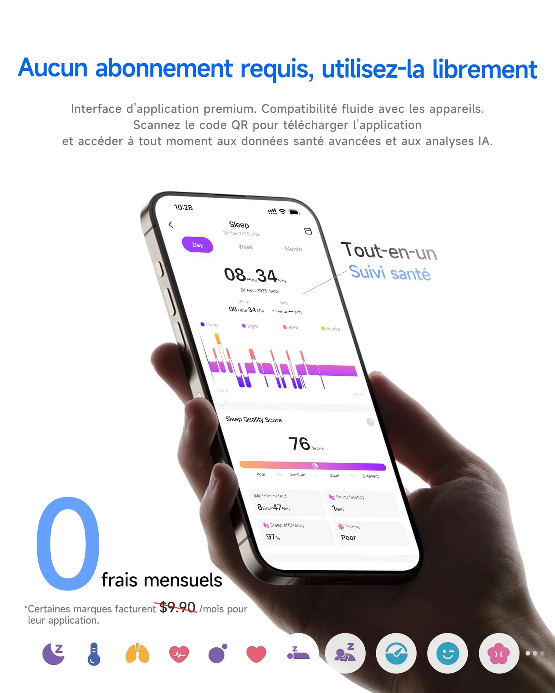 HOU AI Smart Ring Women & Men – Bild 4
