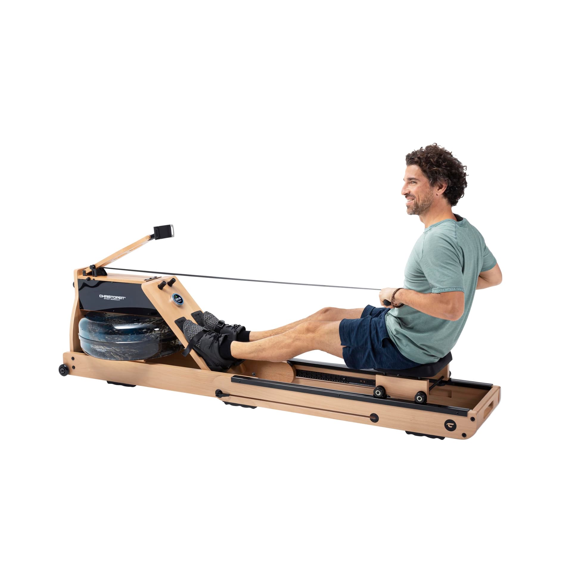 CHRISTOPEIT SPORT GERMANY Christopeit Wasserrudergerät klappbar für Zuhause – Bild 4