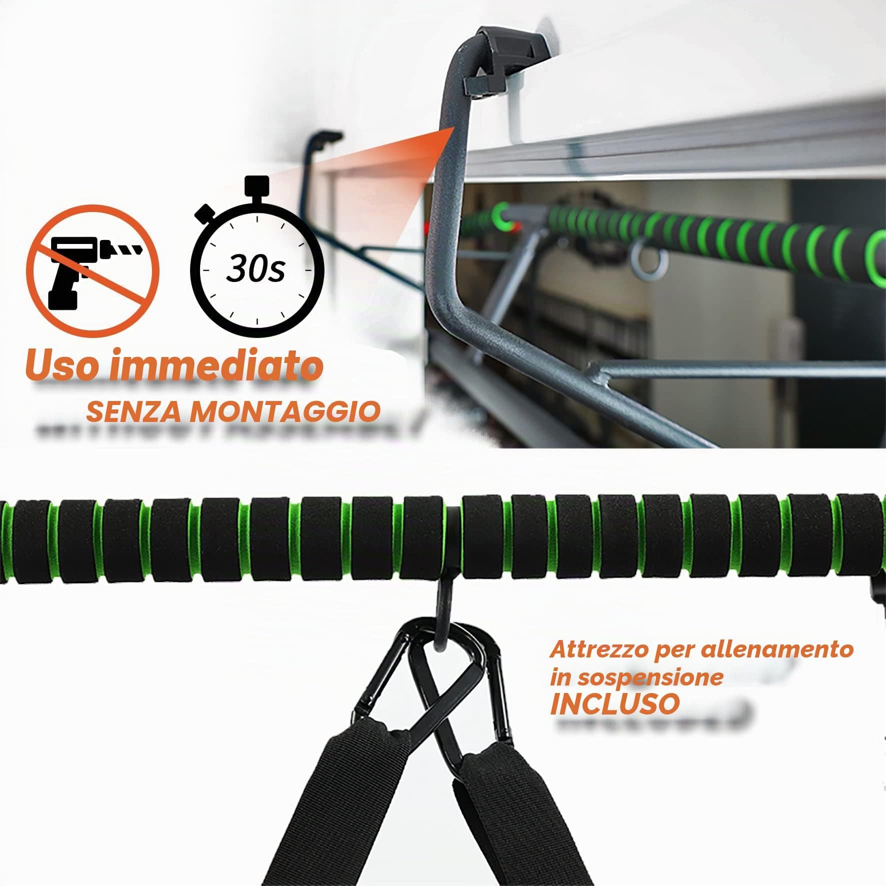 DH FitLife Barra per Trazioni da Porta – Bild 3
