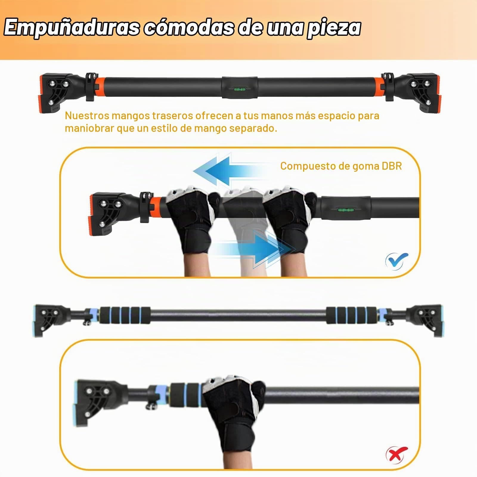 AETKFO Barra de Dominadas sin Tornillos – Bild 2