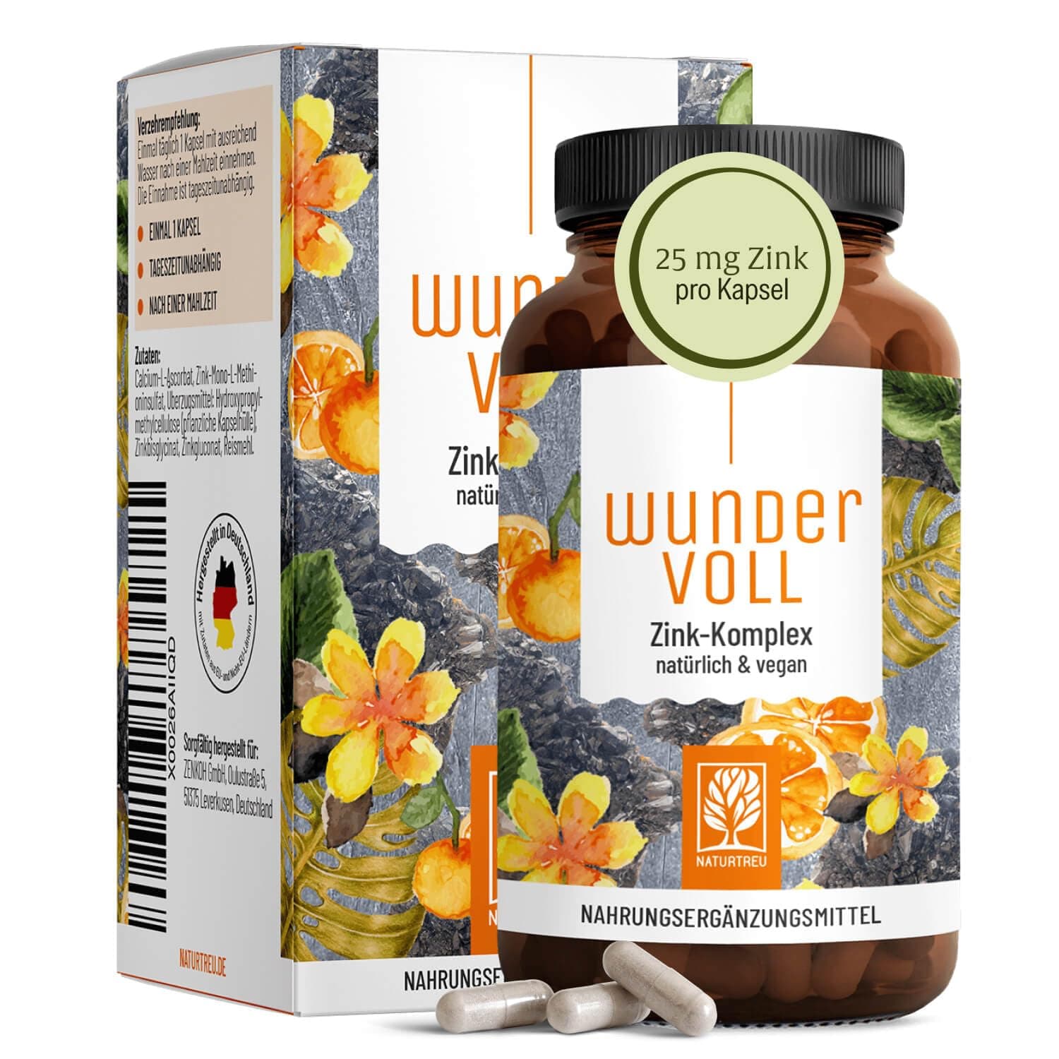 NATURTREU NATURTREU® Zink hochdosiert 25mg