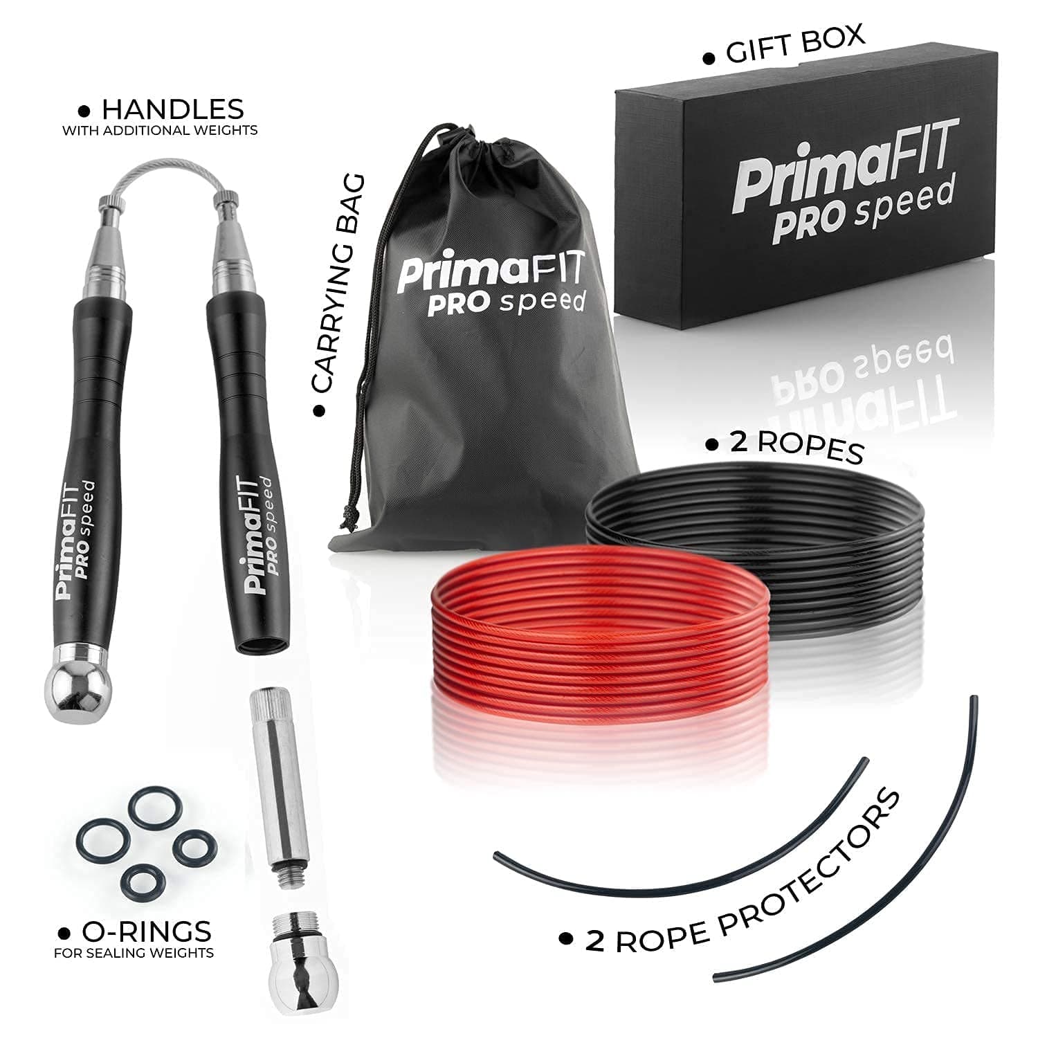 PrimaFit Pro Speed Corde à Sauter Crossfit Adulte Lestée – Bild 7