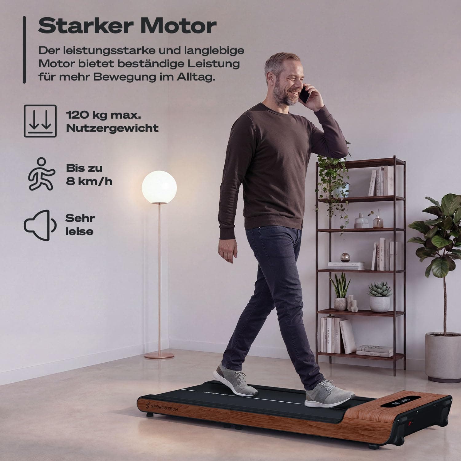 Sportstech Walking Pad für Zuhause klappbar – Bild 8