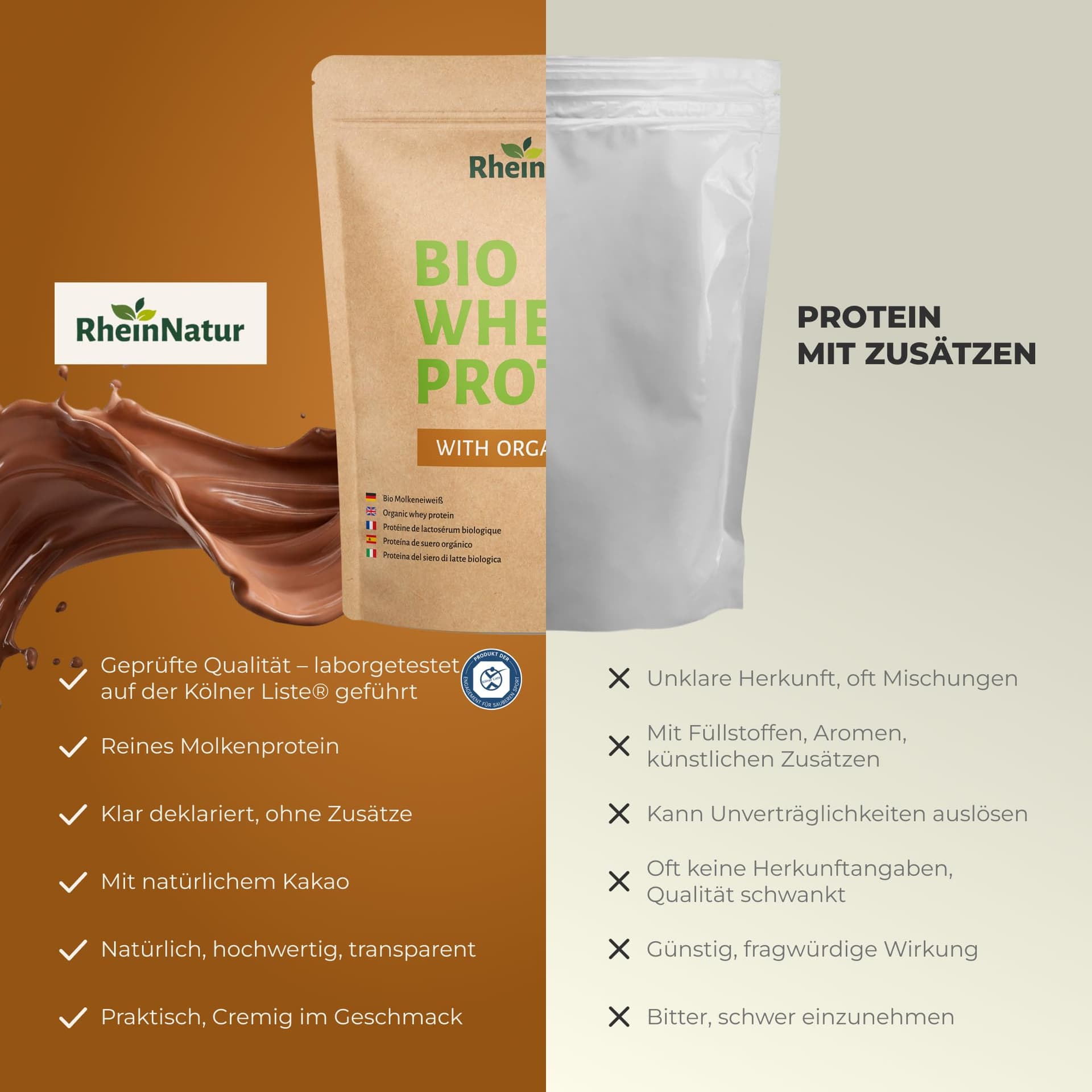 RheinNatur Bio Whey Protein – Bild 4
