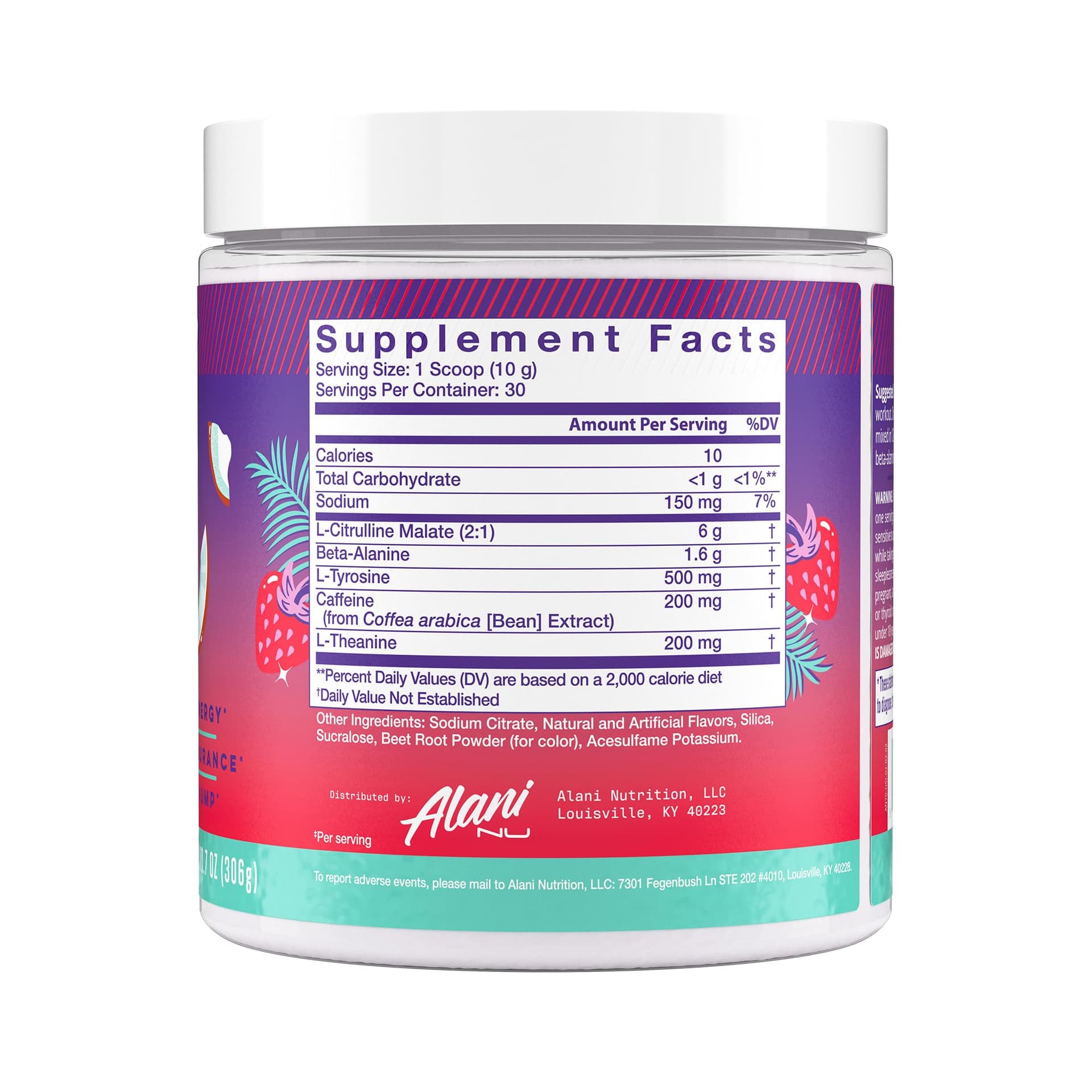 Alani Nu Pre Workout Powder Hawaiian Shaved ICE – Bild 3