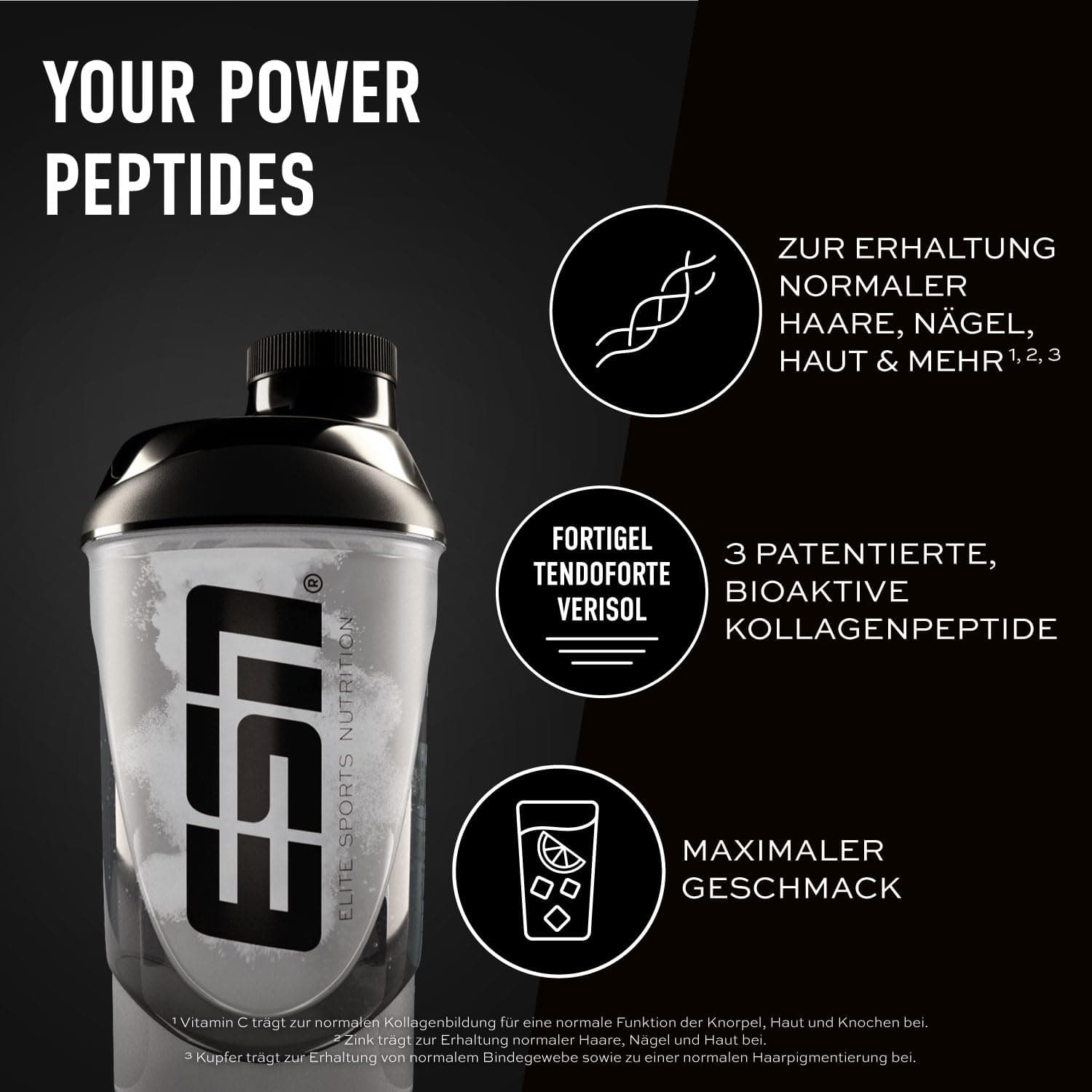 ESN Collagen Peptides, Natural, 300 g – Bild 2