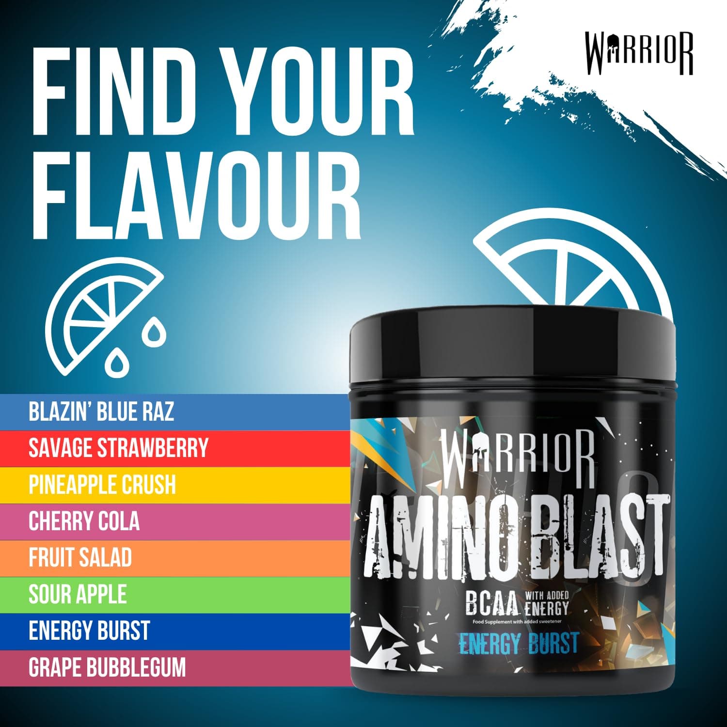 Warrior Amino Blast BCAA Powder 270g – Bild 6