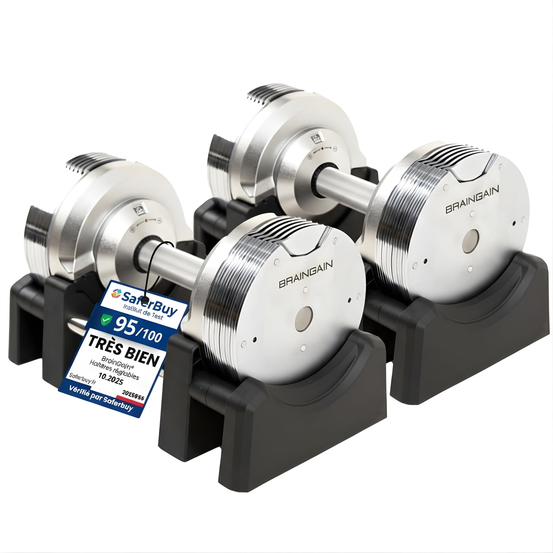 BRAINGAIN BRAINGAIN Mancuernas Ajustables Set 23,5kg