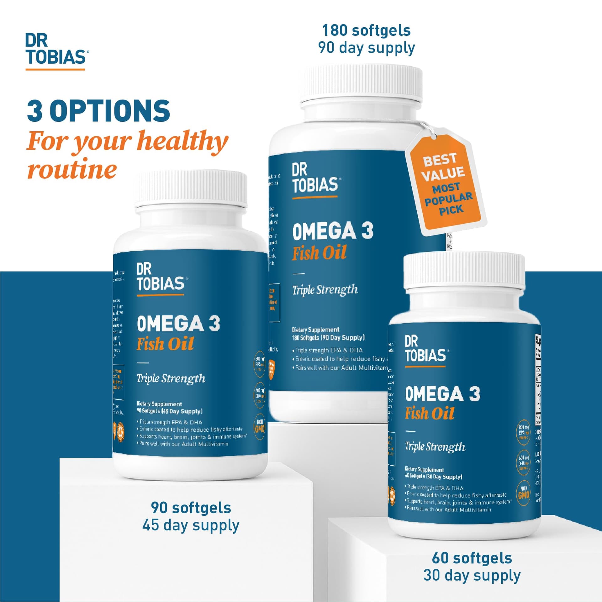 Dr. Tobias Omega 3 Fish Oil 2000mg – Bild 7