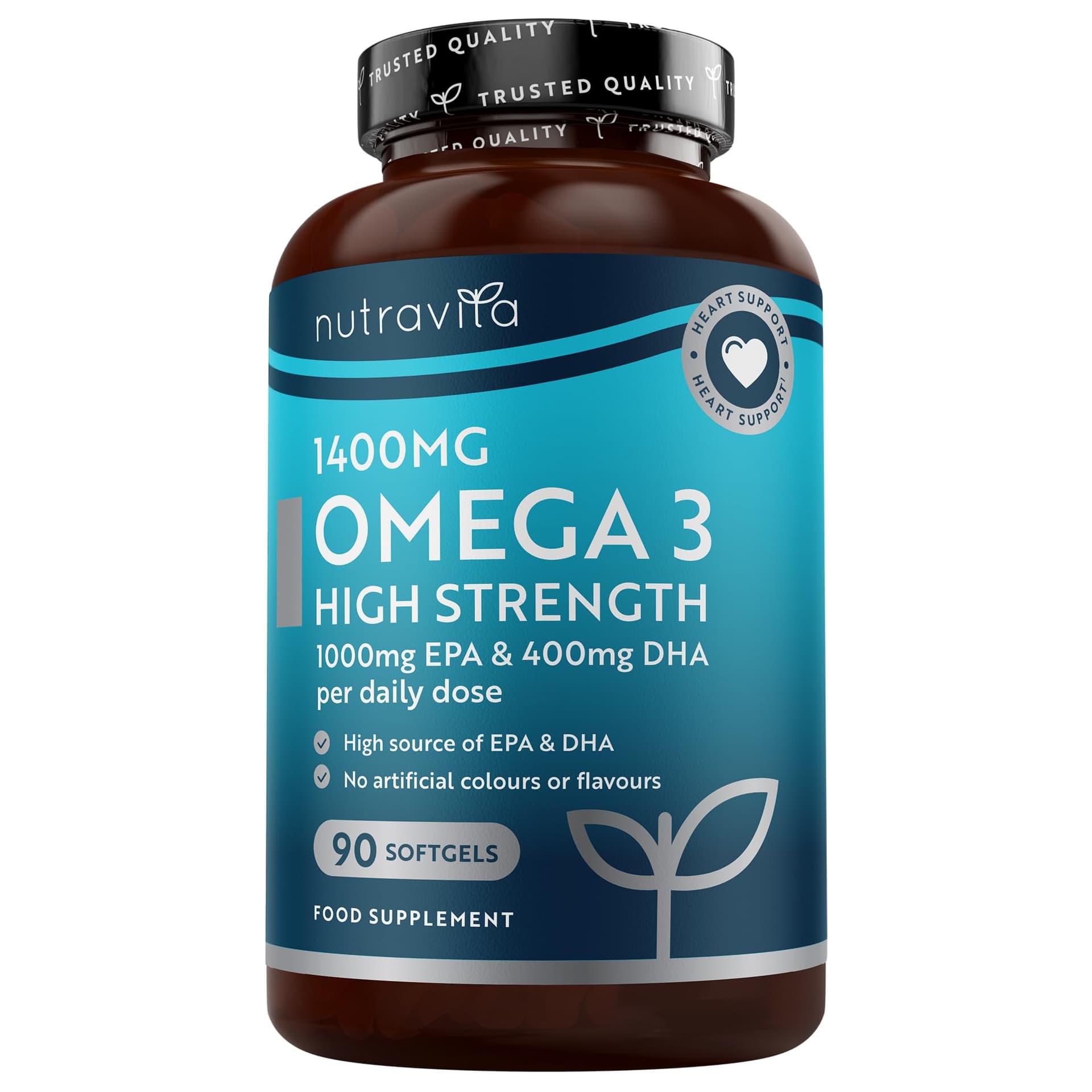 Nutravita Omega 3 Visolie met Hoogste Sterkte 2000 mg