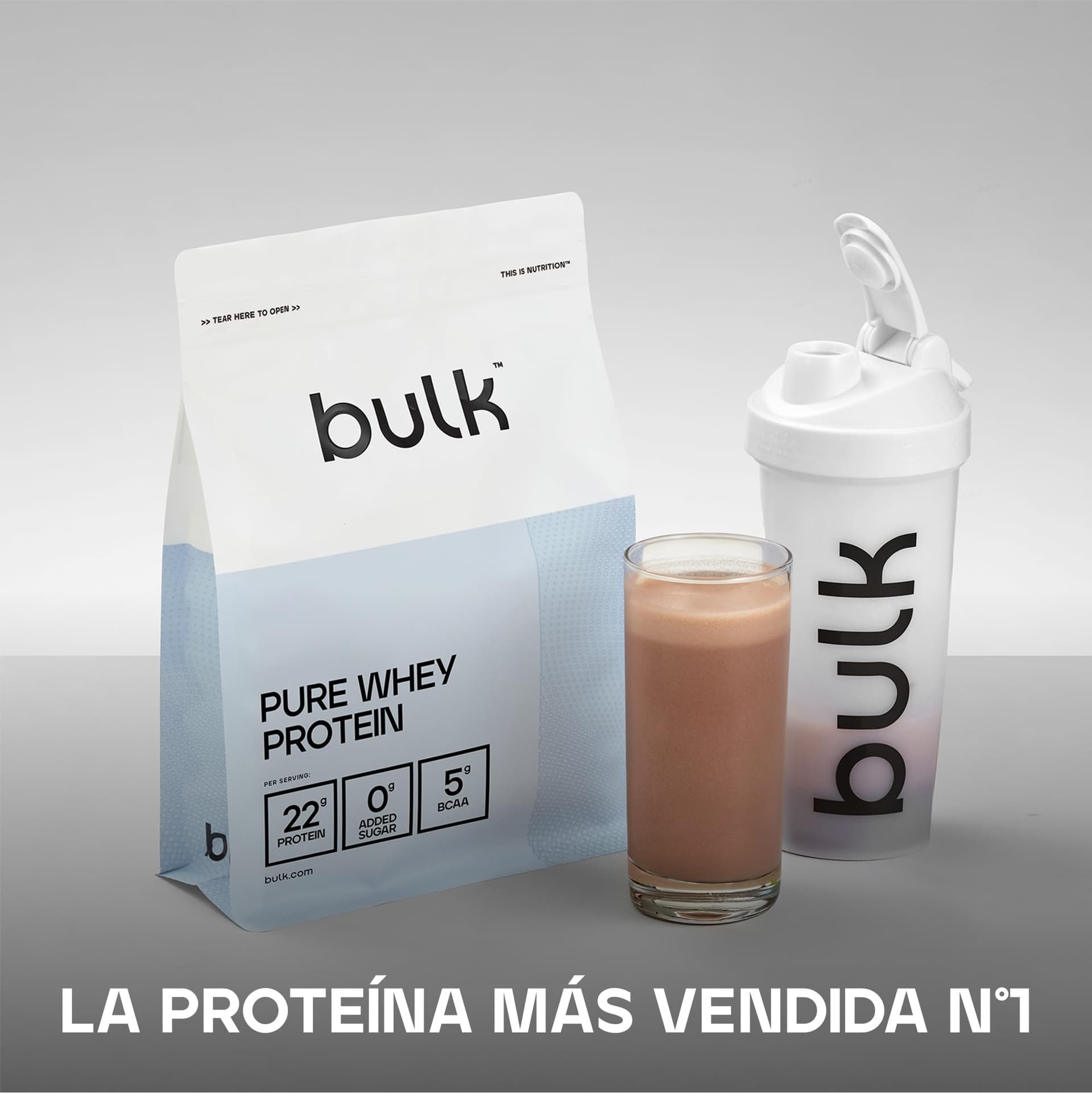 Bulk Pure Whey Protéine en Poudre, Chocolat, 22g – Bild 5