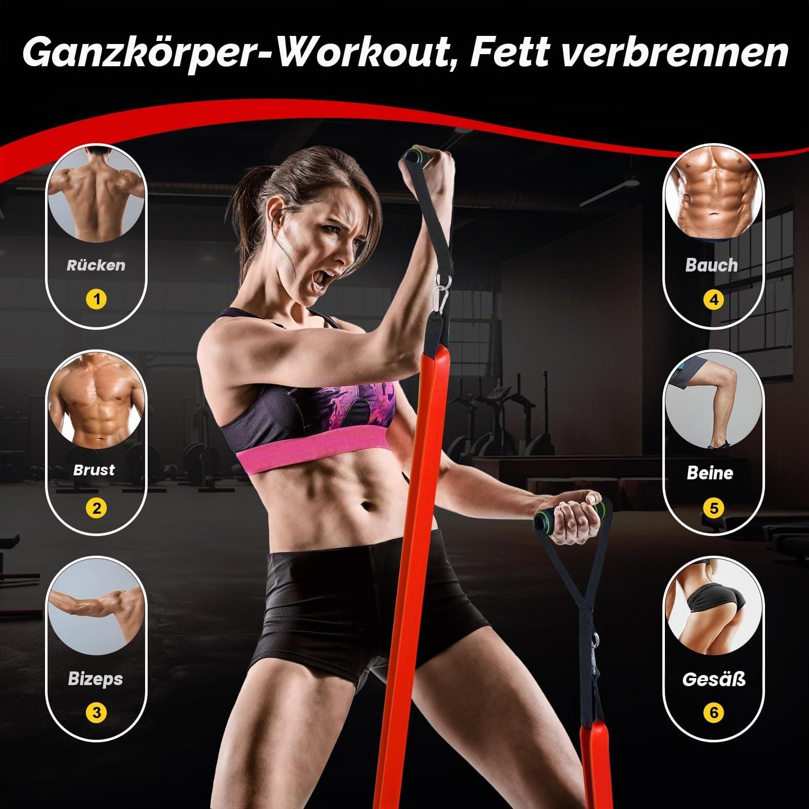 Fokky Gomas Elasticas Musculacion[Set of 3] – Bild 6