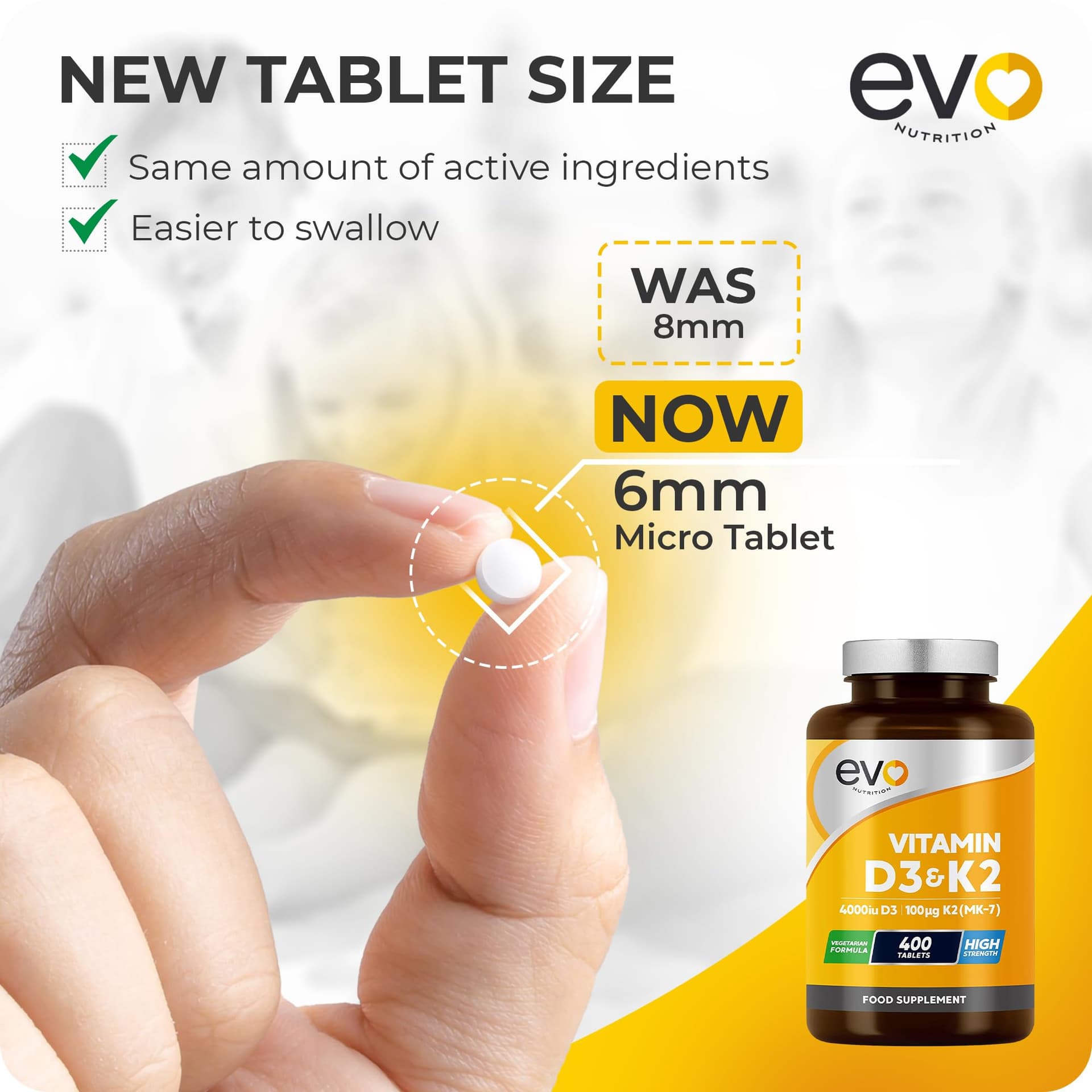 EVO NUTRITION Vitamin D3 4000iu & Vitamin K2 100ug MK7 – Bild 5