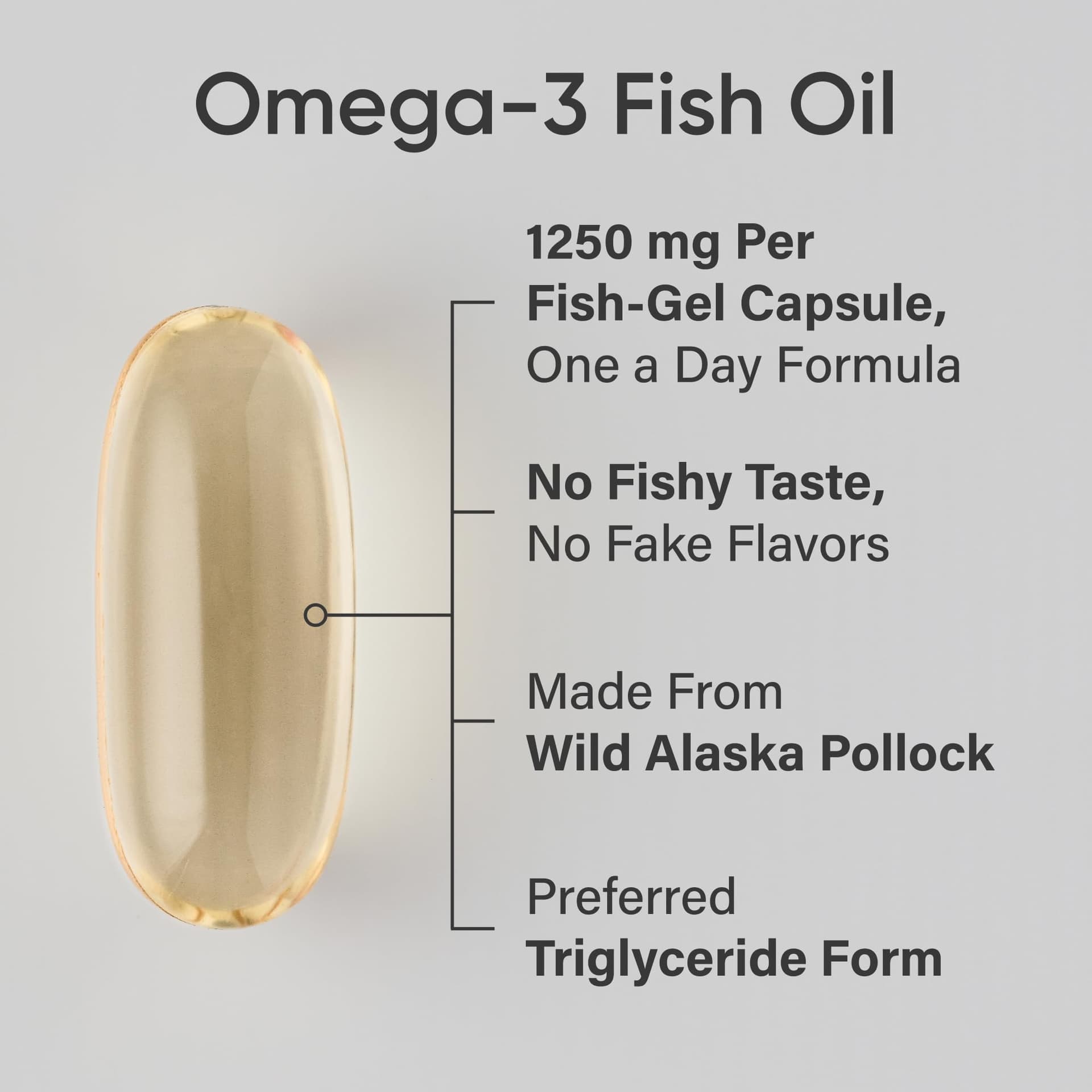 Sports Research ® Omega-3 Fish Oil 1250 – Bild 2