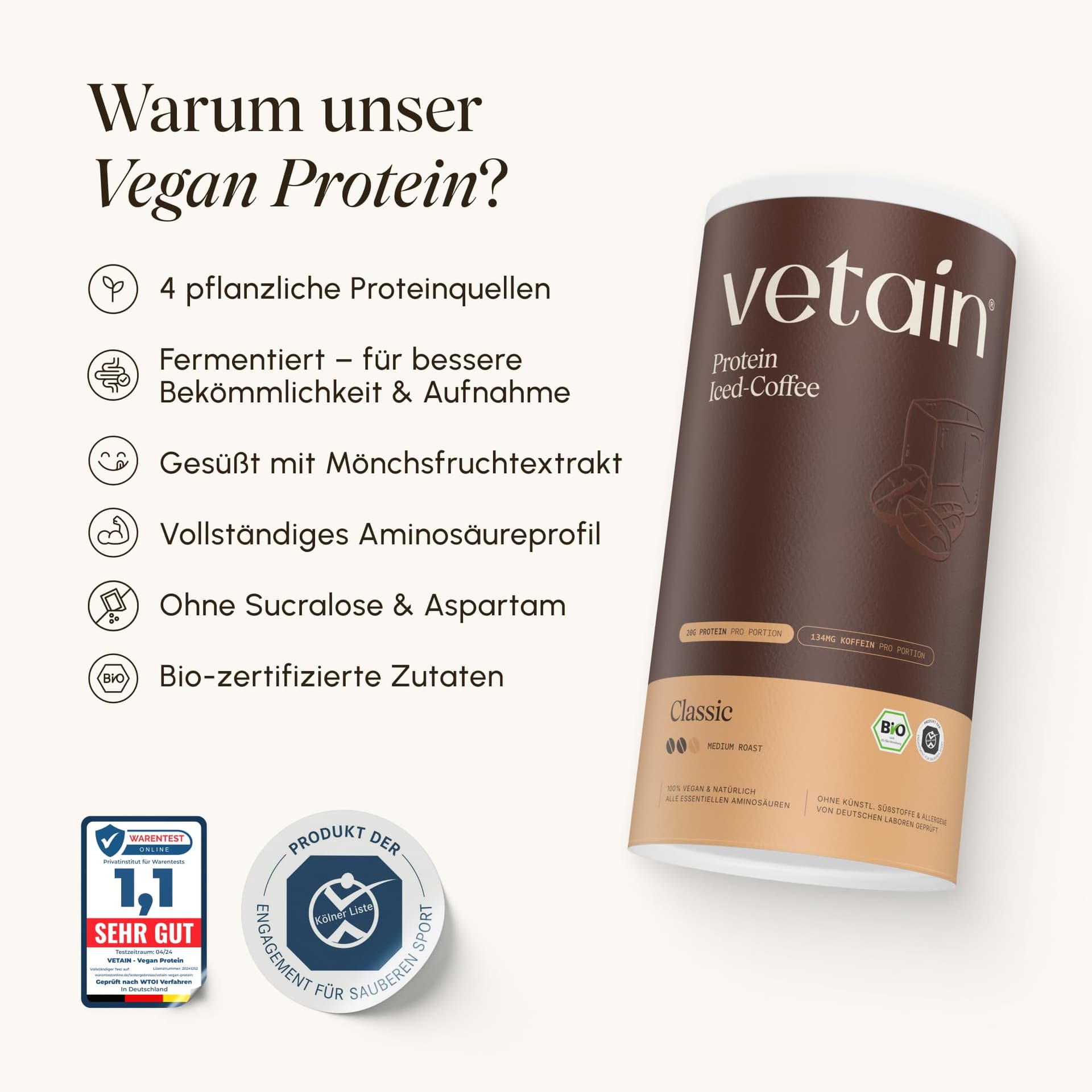Vetain Vegan Protein – Bild 4