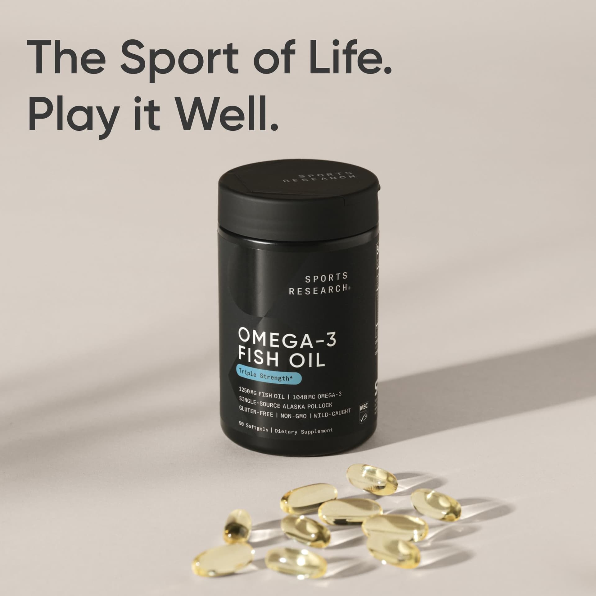Sports Research ® Omega-3 Fish Oil 1250 – Bild 7